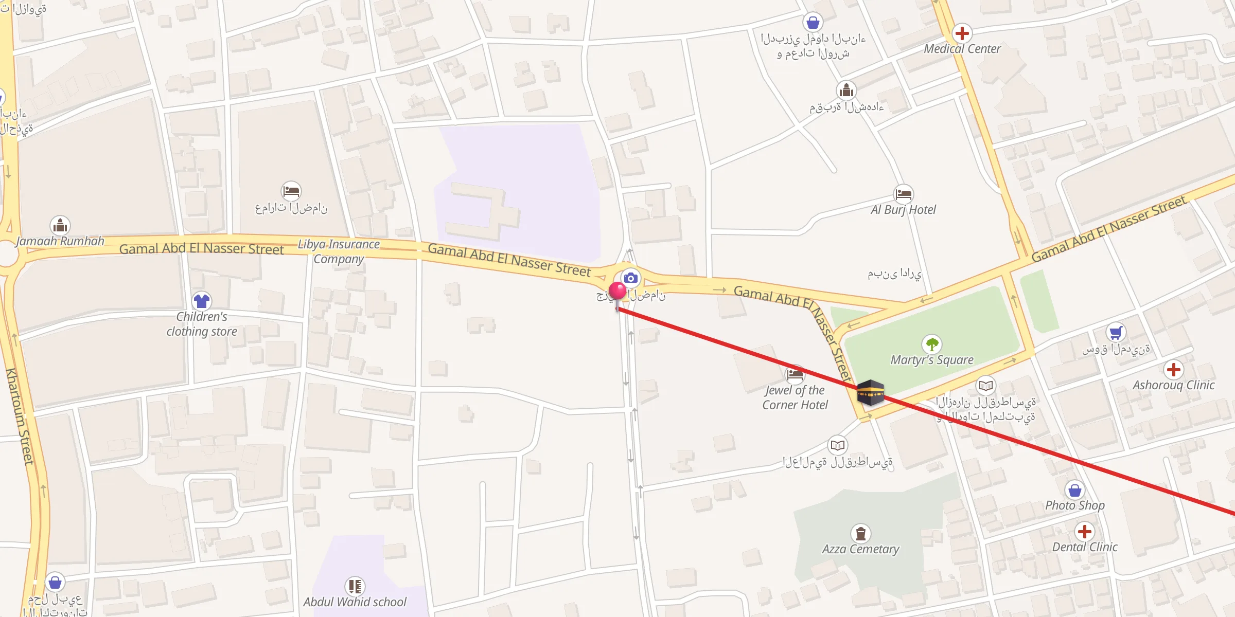Carte de localisation : مسجد فيصل