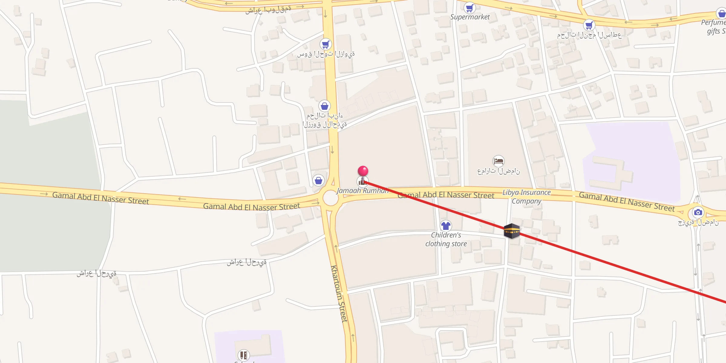 Carte de localisation : Jamaah Rumhah