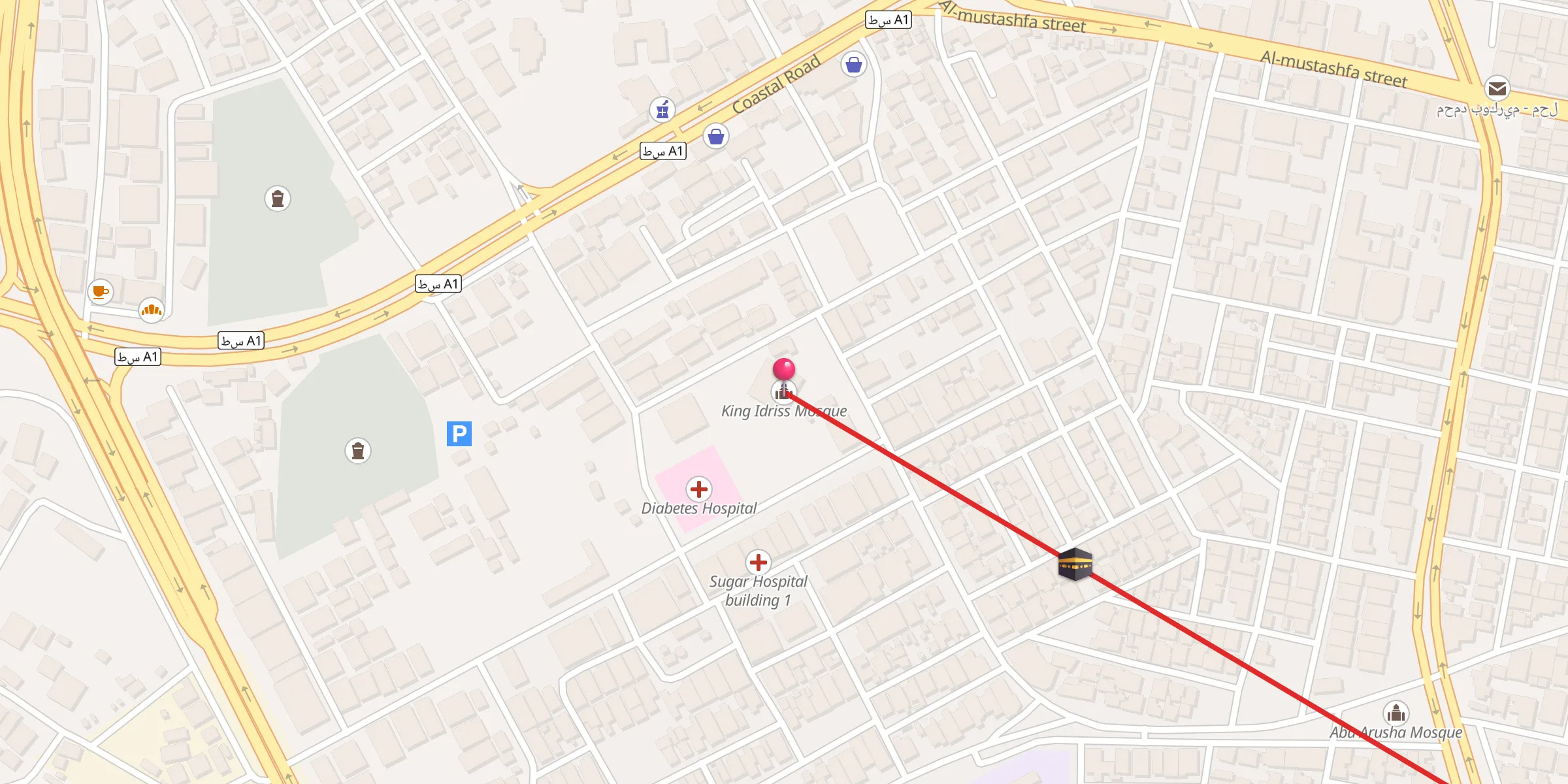 Carte de localisation : مسجد الملك ادريس