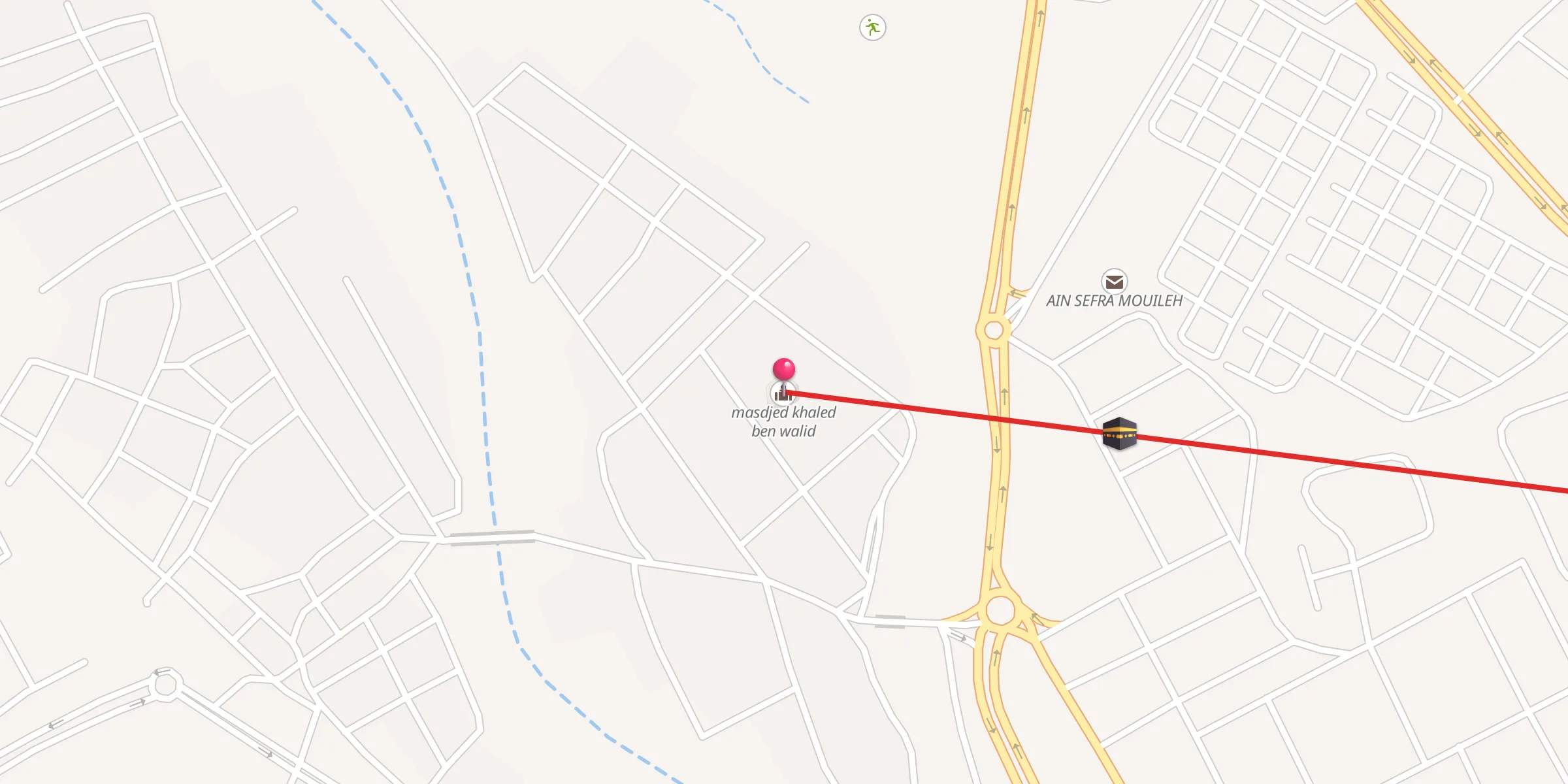 Carte de localisation : masdjed khaled ben walid