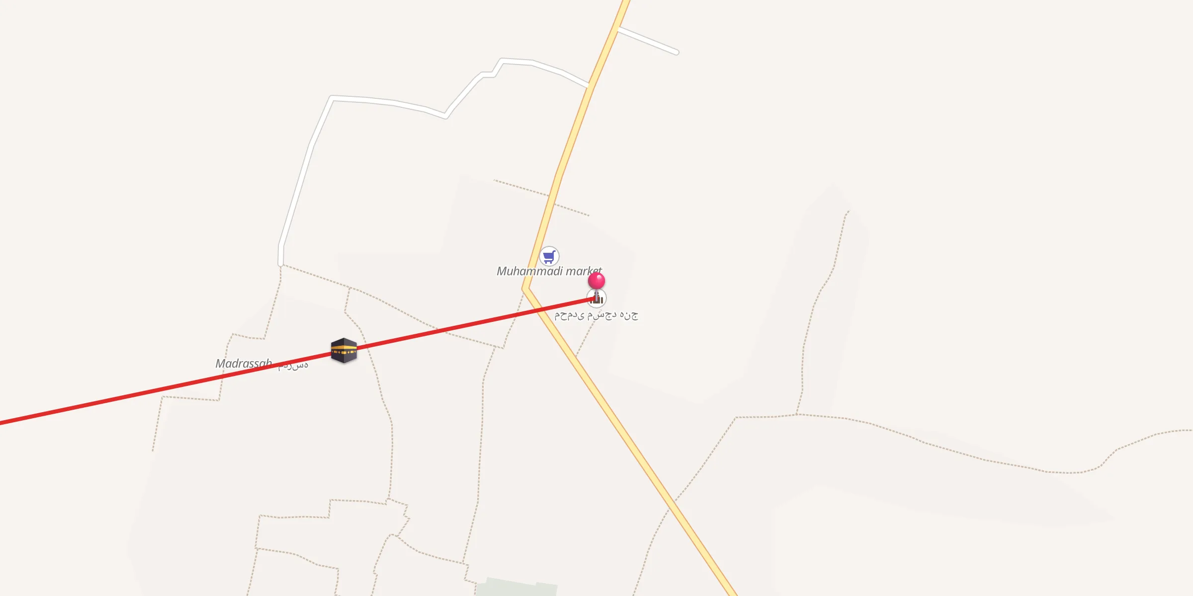 Carte de localisation : Muhammadi Masjid