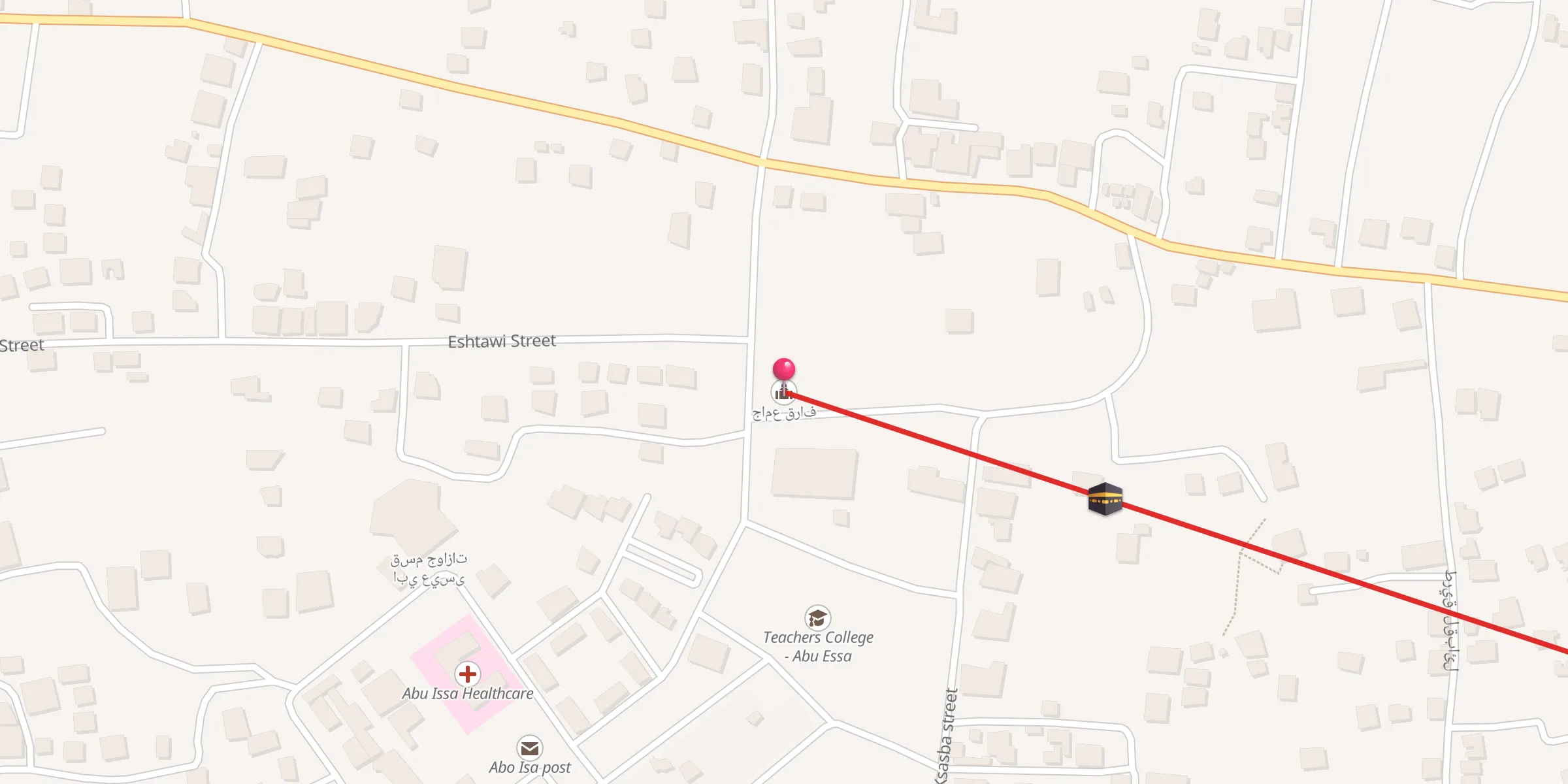 Carte de localisation : جامع قراف