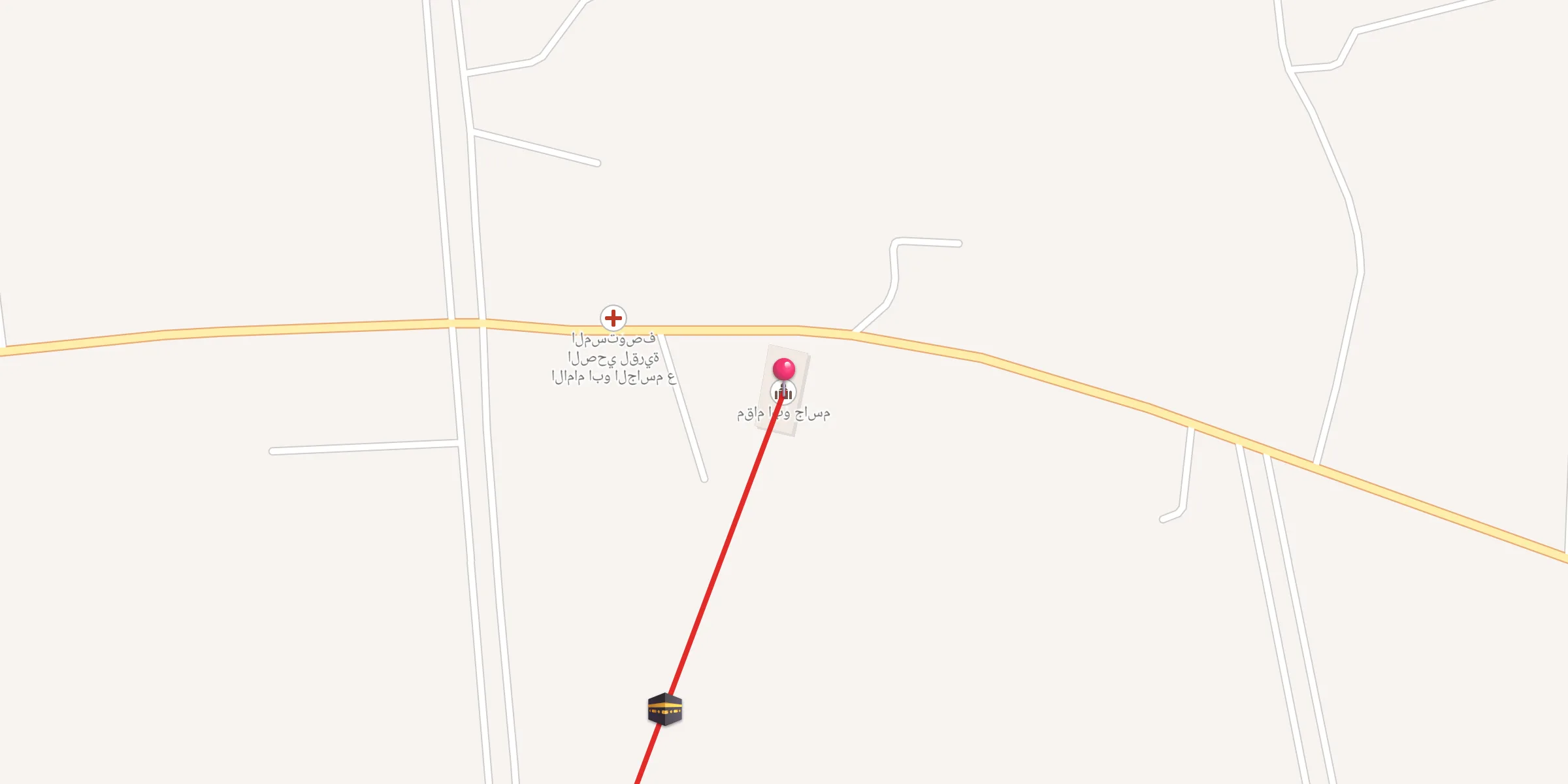 Carte de localisation : مقام ابو جاسم