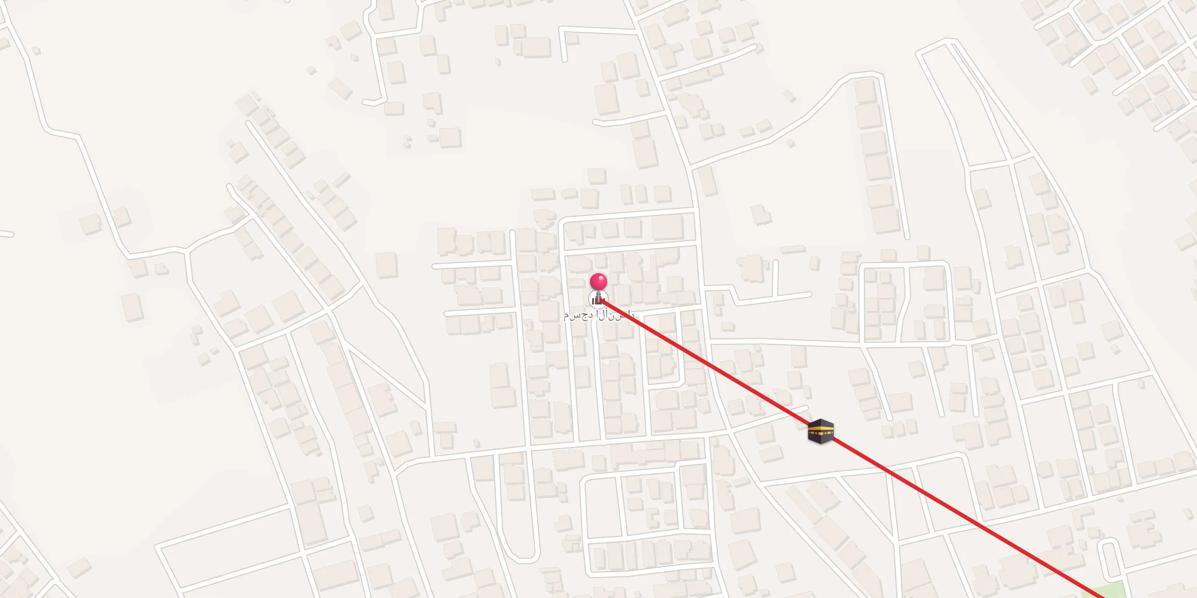 Carte de localisation : مسجد الأنصار