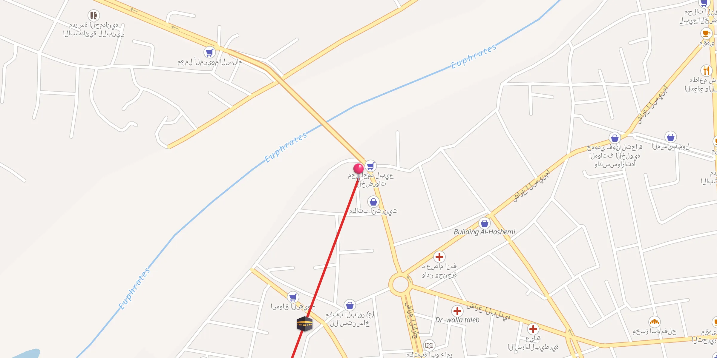 Carte de localisation : جامع