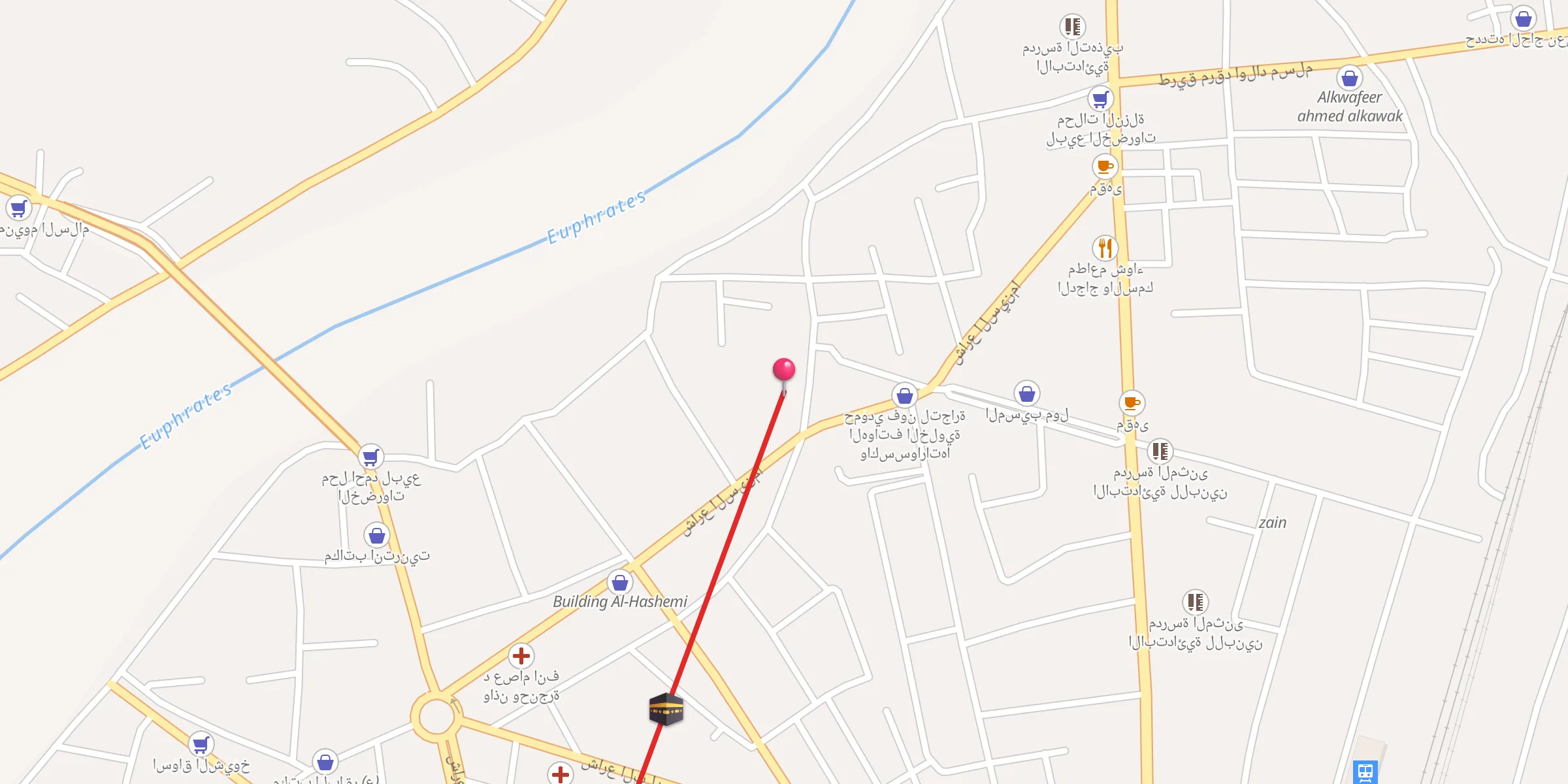 Carte de localisation : جامع الأمير علي (ع)