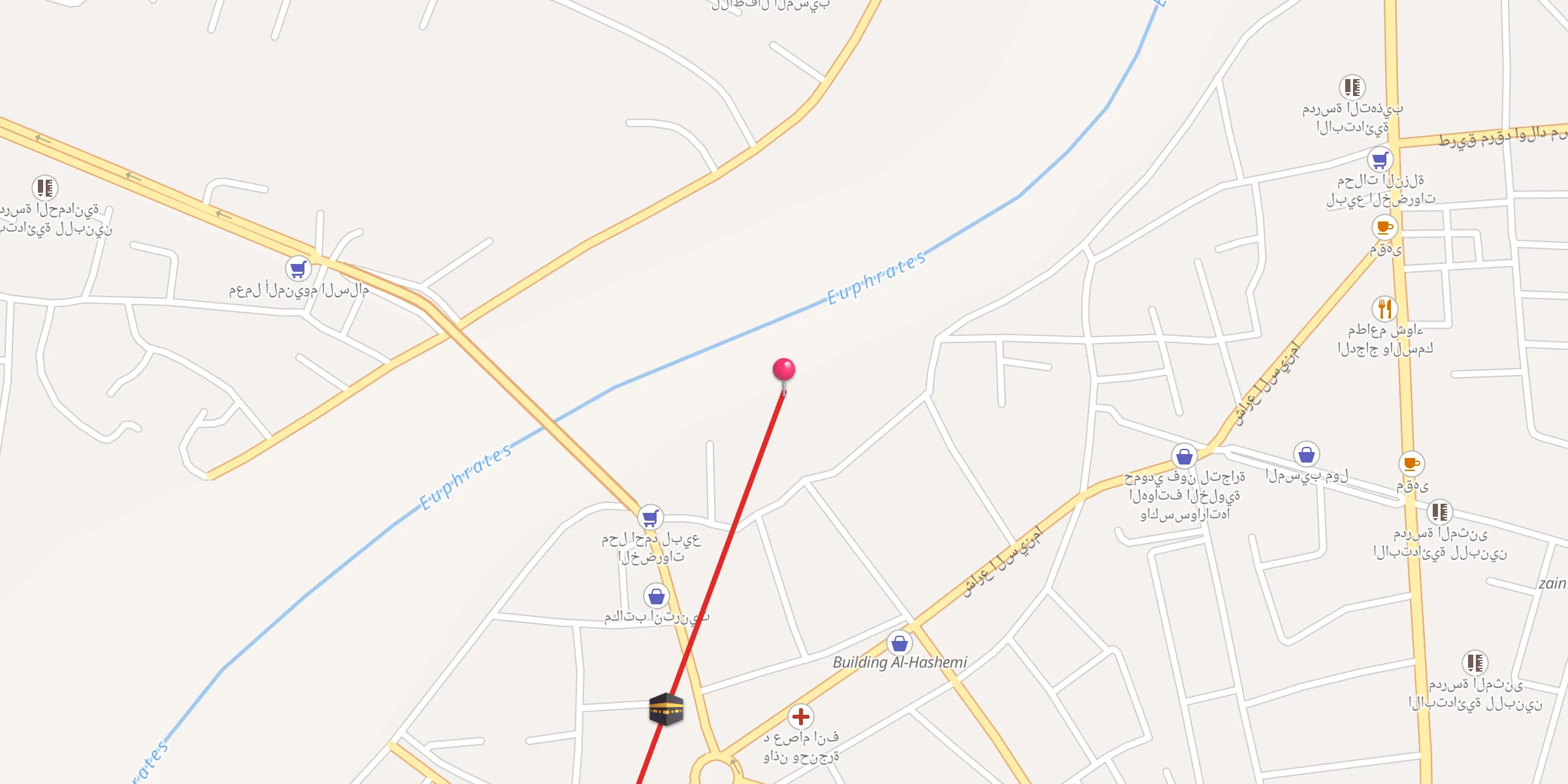 Carte de localisation : جامع السعداوي