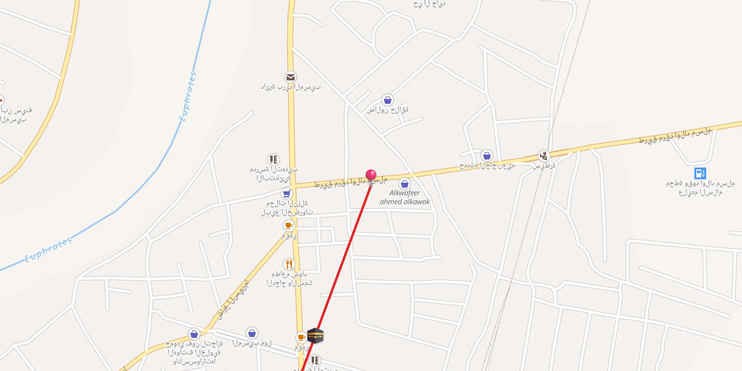 Carte de localisation : جامع السويفي