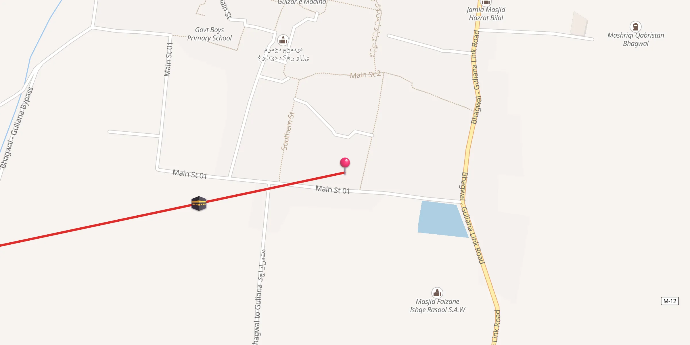 Carte de localisation : مکی مسجد