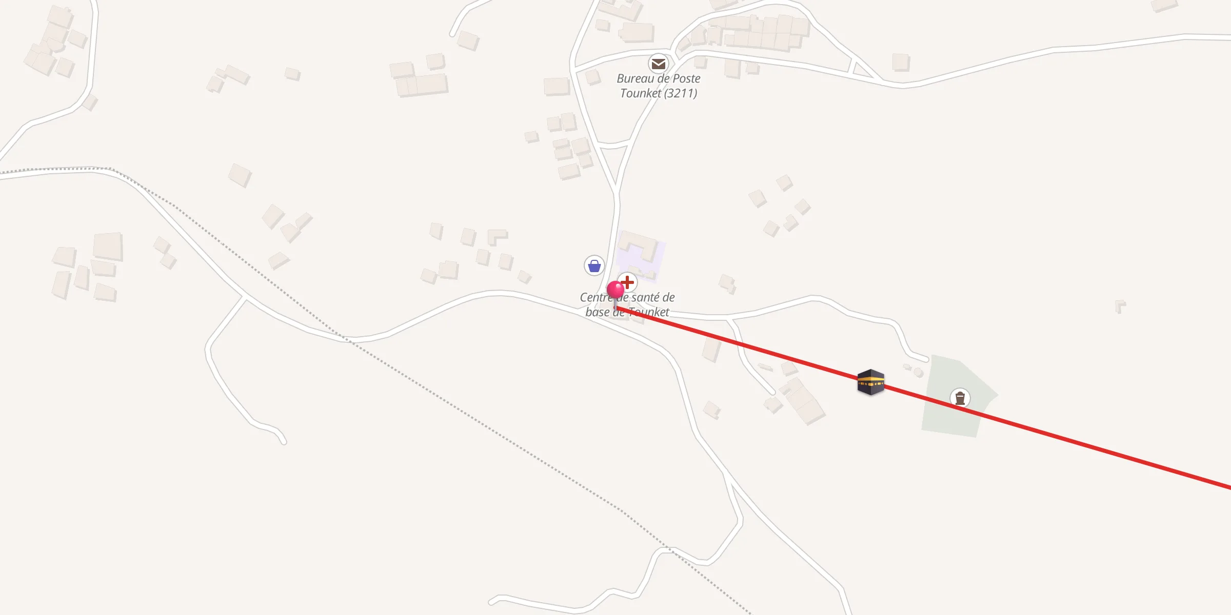 Carte de localisation : جامع تونكت