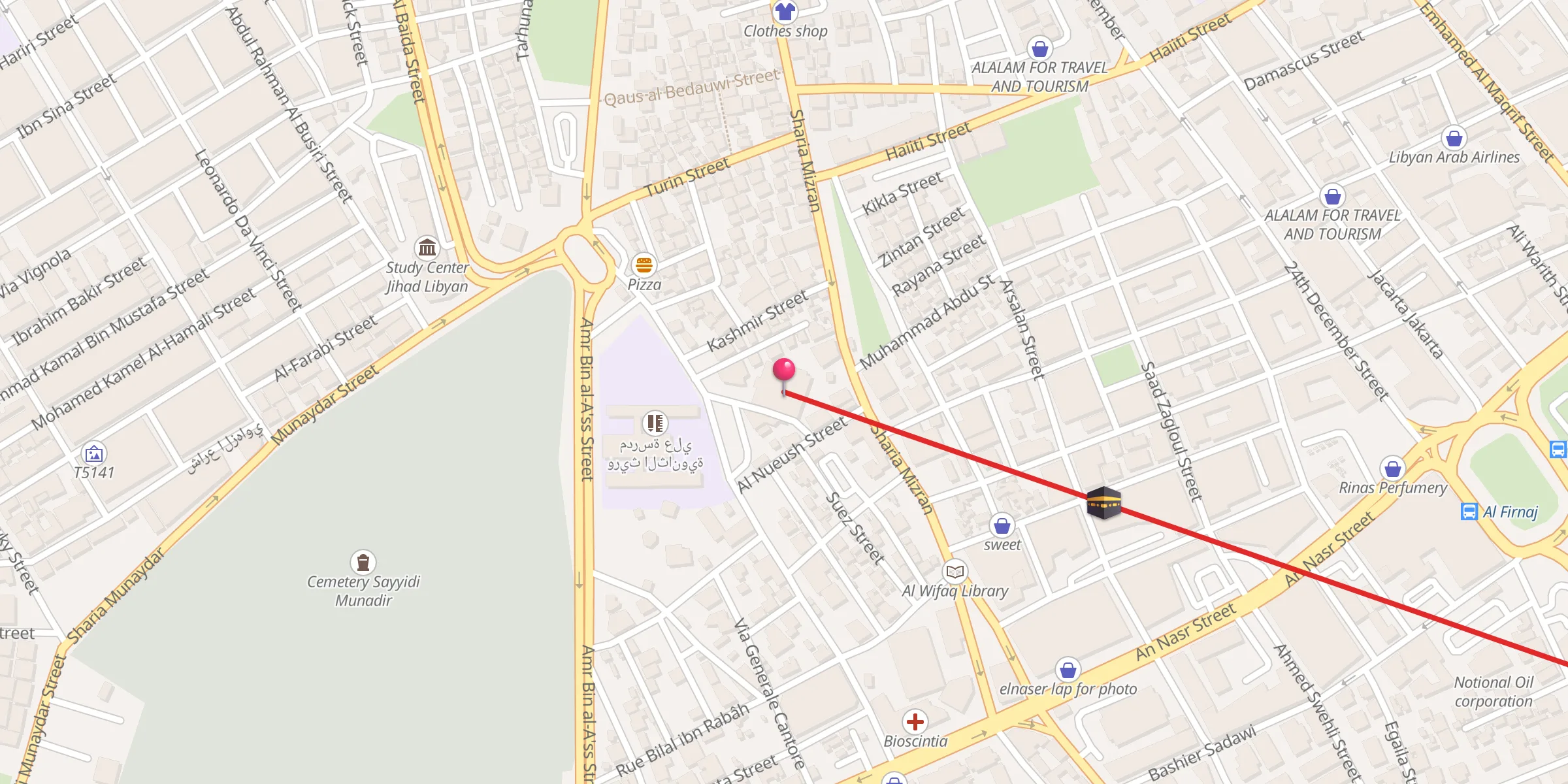 Carte de localisation : Abu Humeira Mosque