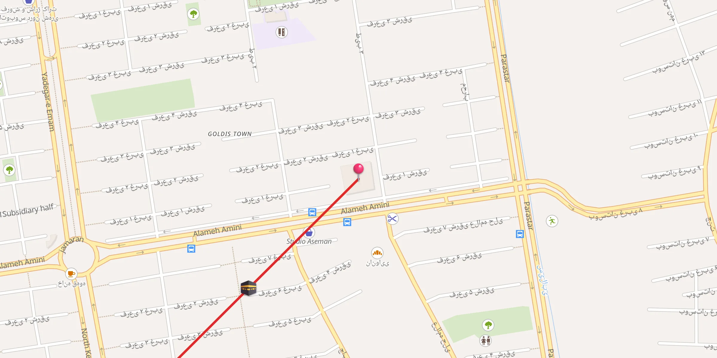 Carte de localisation : مسجد امام علی گلدیس