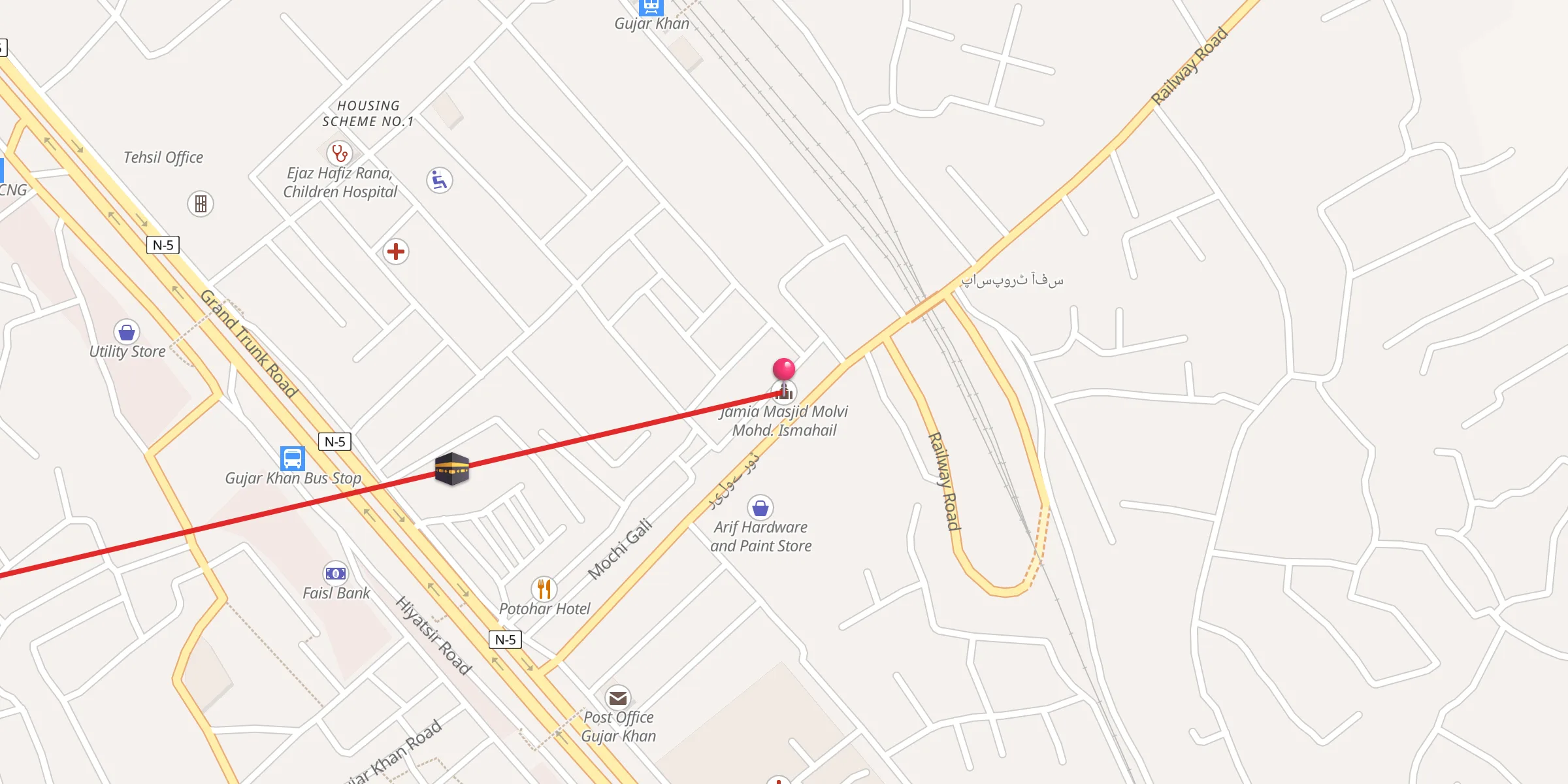Carte de localisation : Jamia Masjid Molvi Mohd. Ismahail