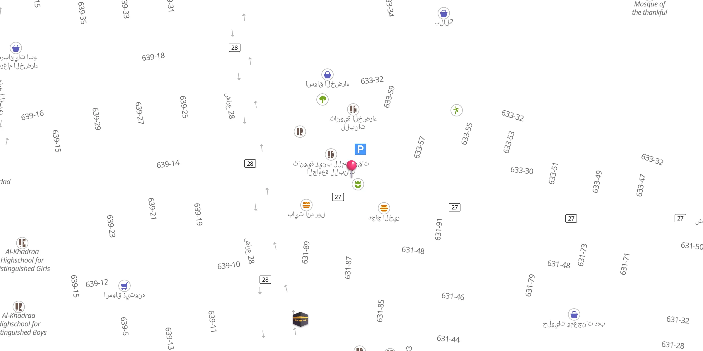 Carte de localisation : Al-Khair mosque