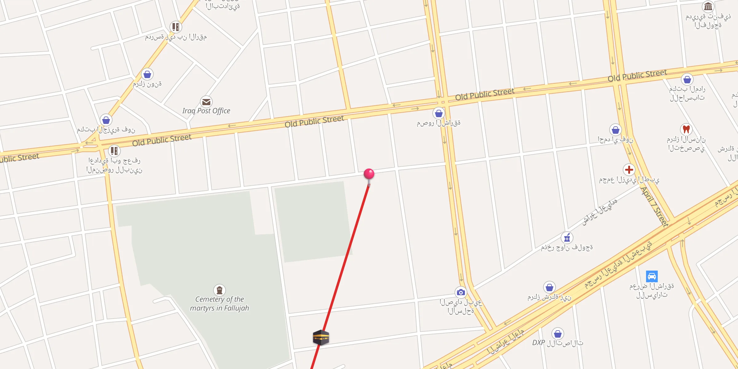 Carte de localisation : جامع الفاروق