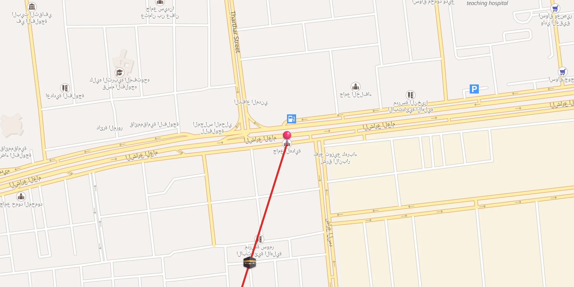 Carte de localisation : جامع الهداية