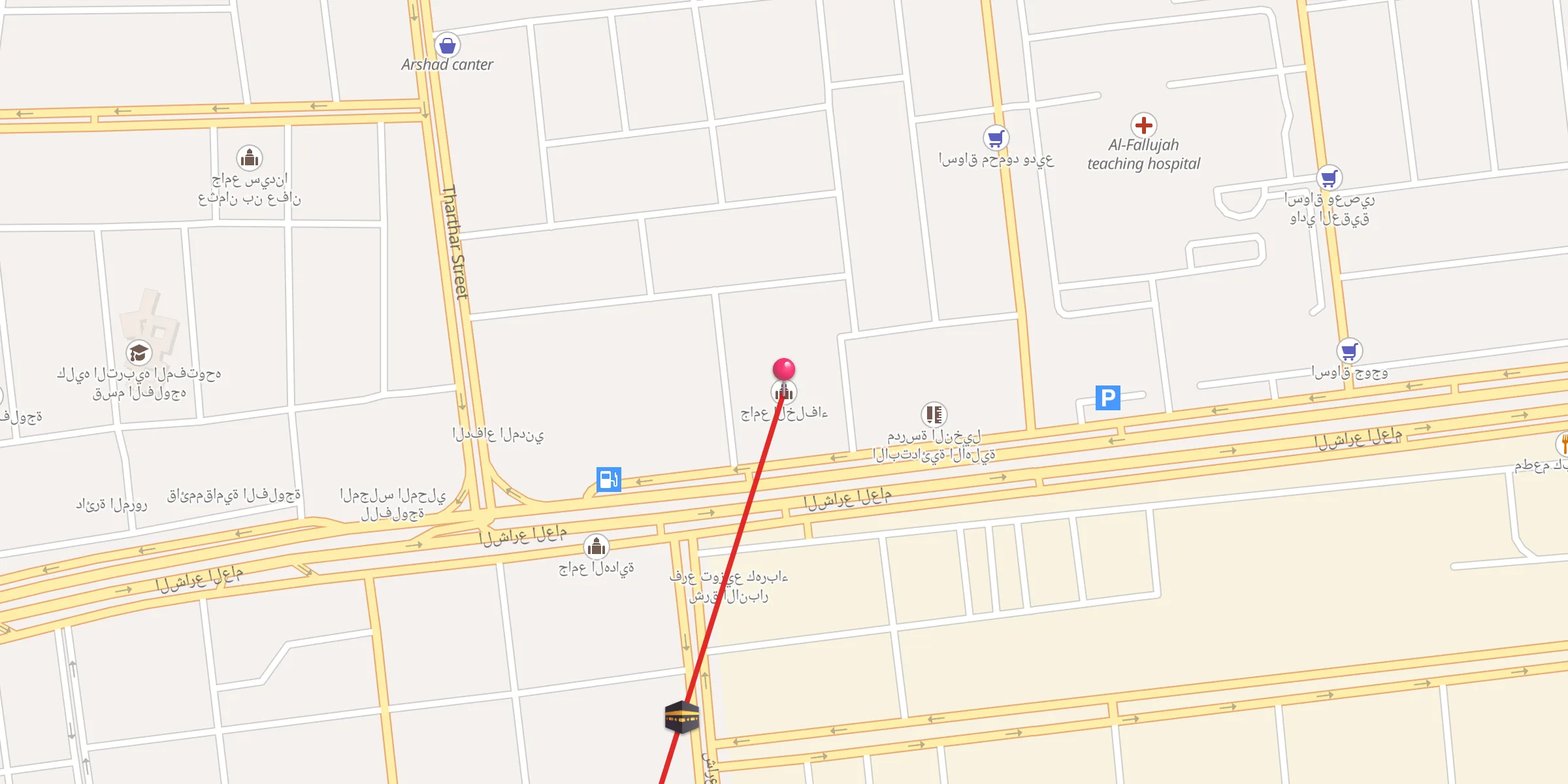 Carte de localisation : جامع الخلفاء