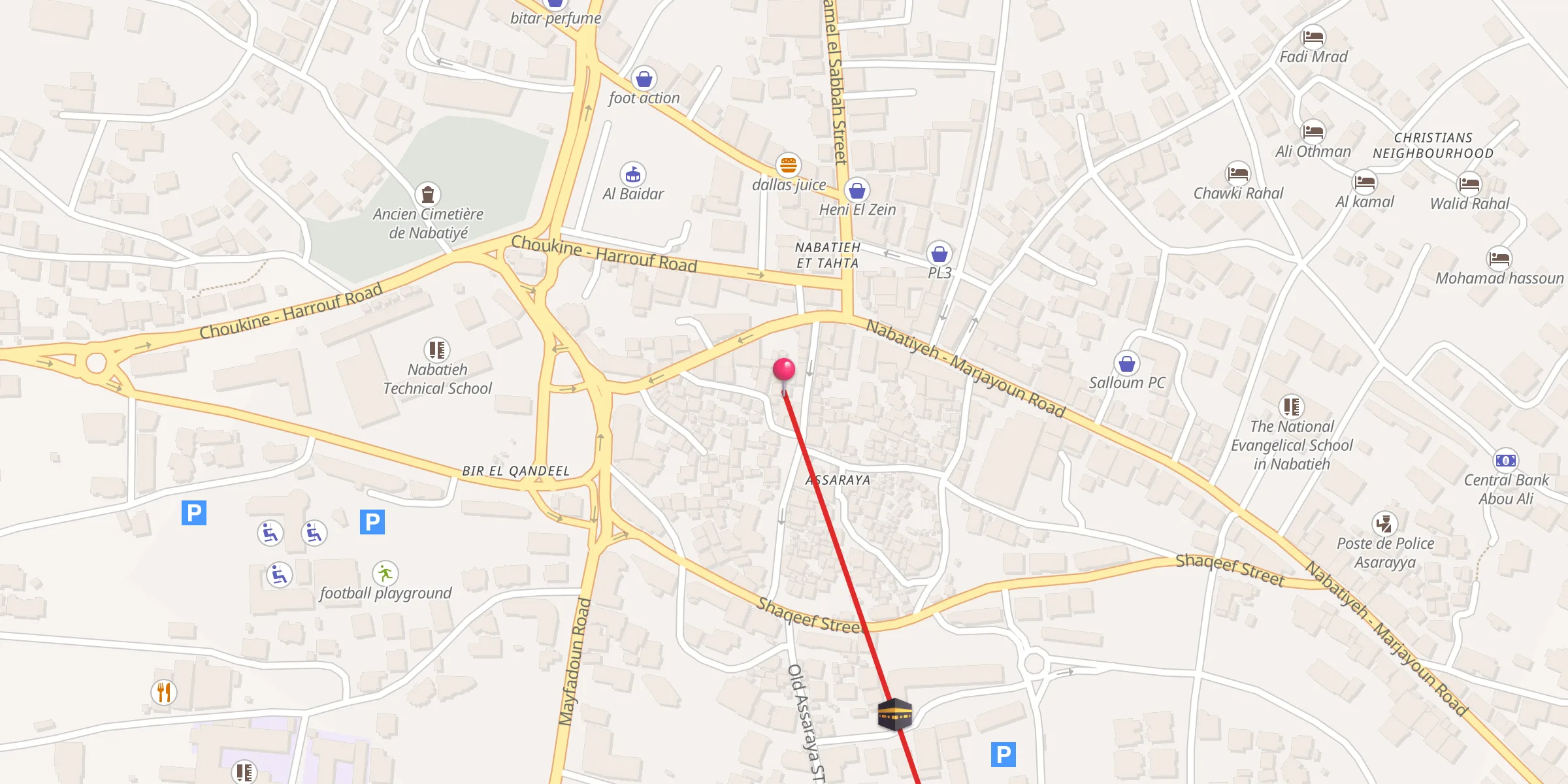 Carte de localisation : Asarayya Mosque