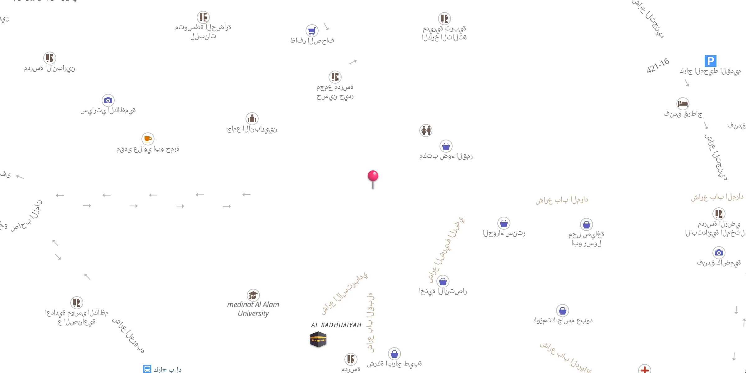 Carte de localisation : Kadhimain Shrine