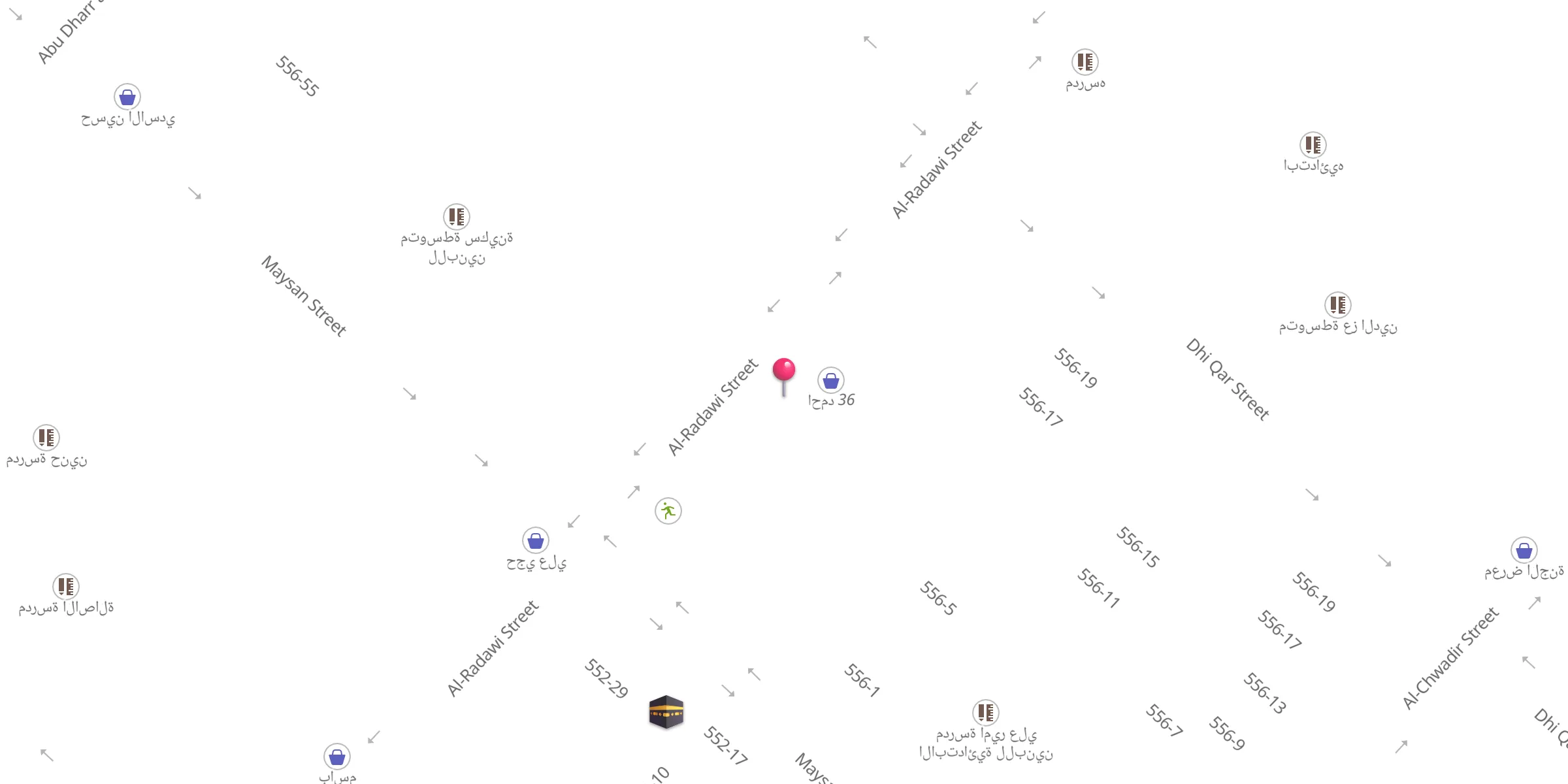Carte de localisation : Al-Anbiya Mosque