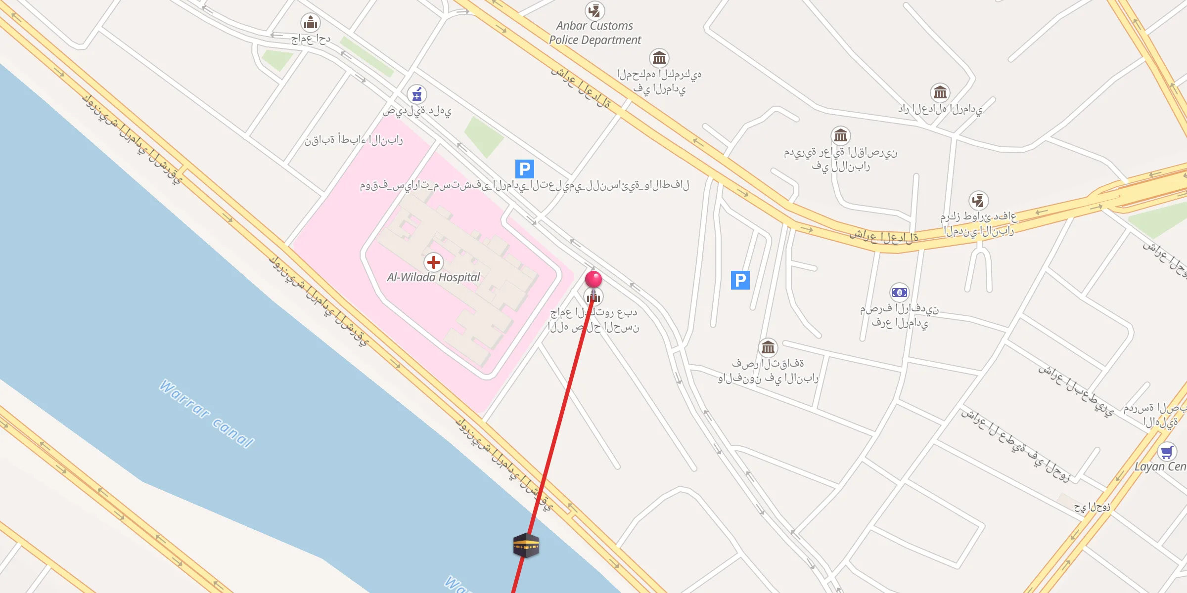 Carte de localisation : جامع الدكتور عبد الله صالح الحسن