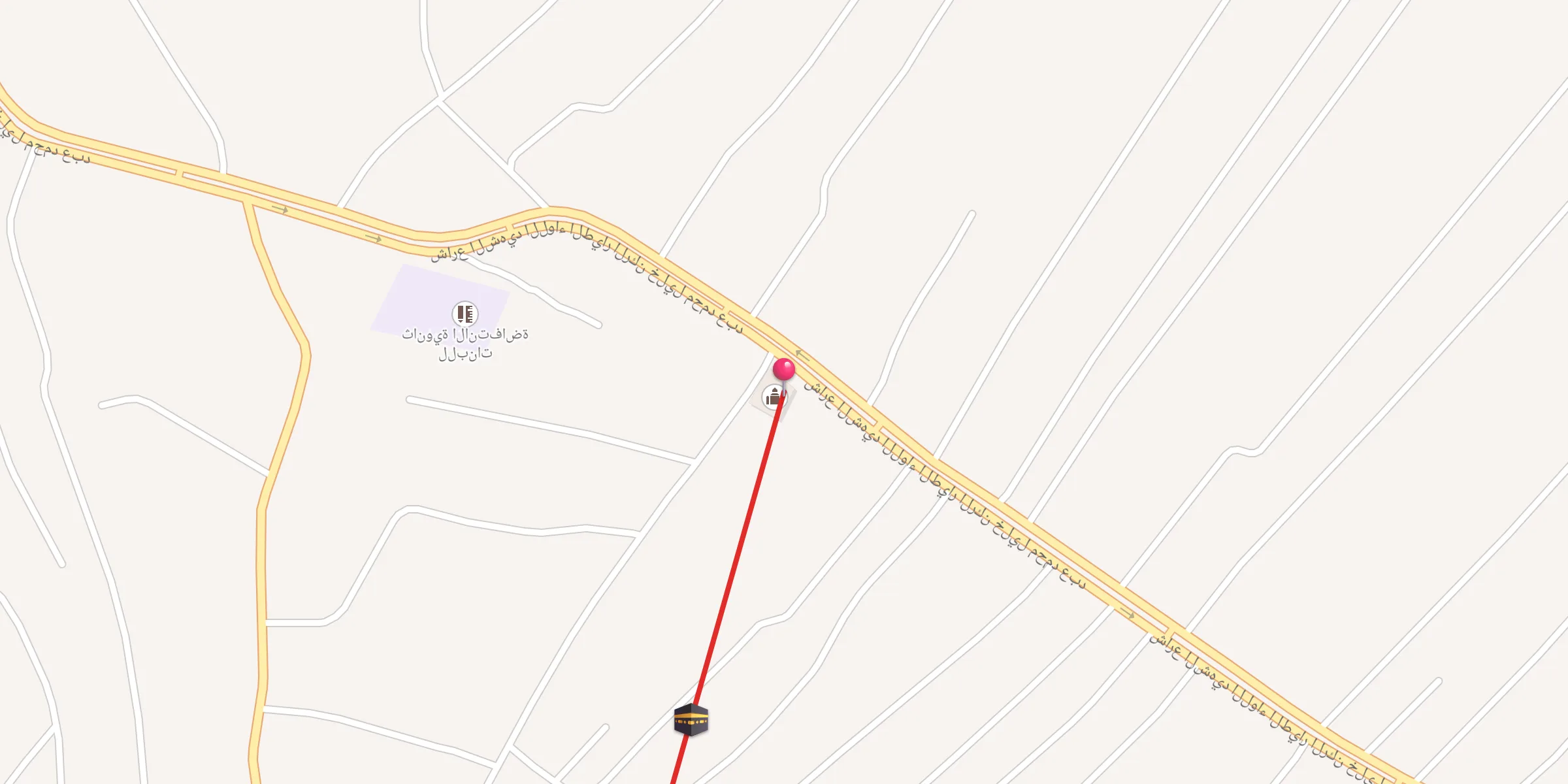 Carte de localisation : جامع الرسول