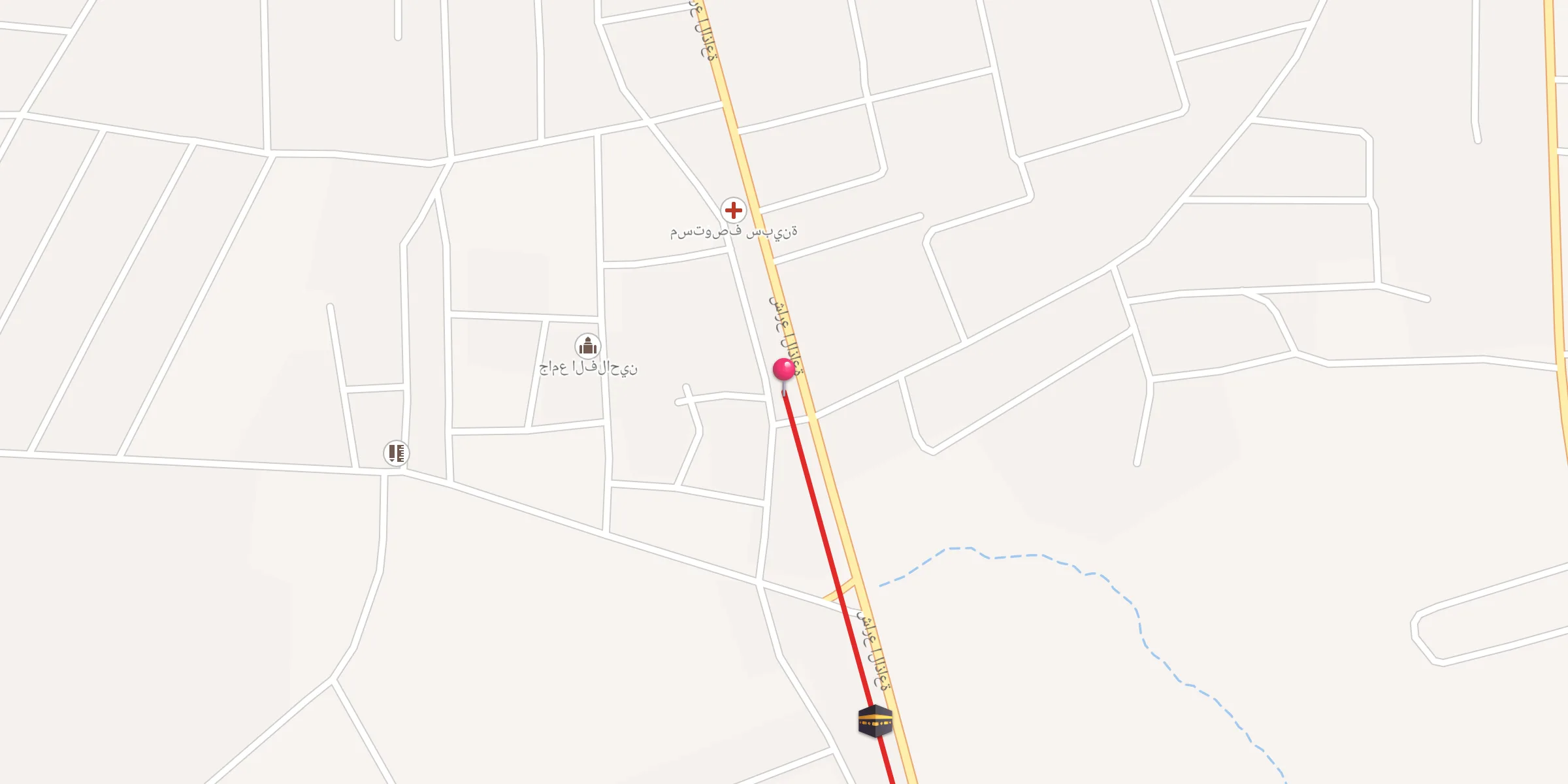 Carte de localisation : جامع الأورفلي