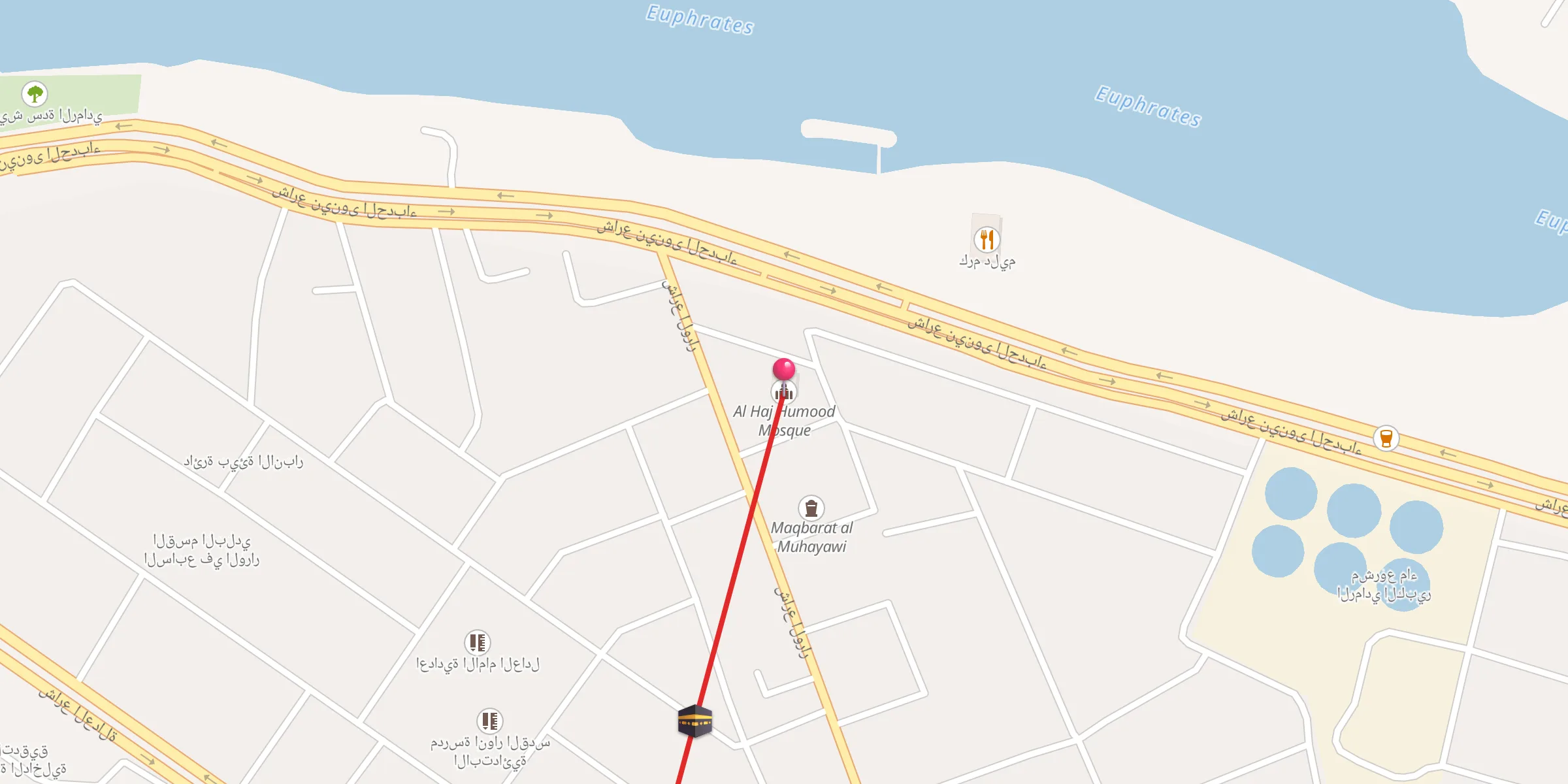 Carte de localisation : جامع الحاج حمود