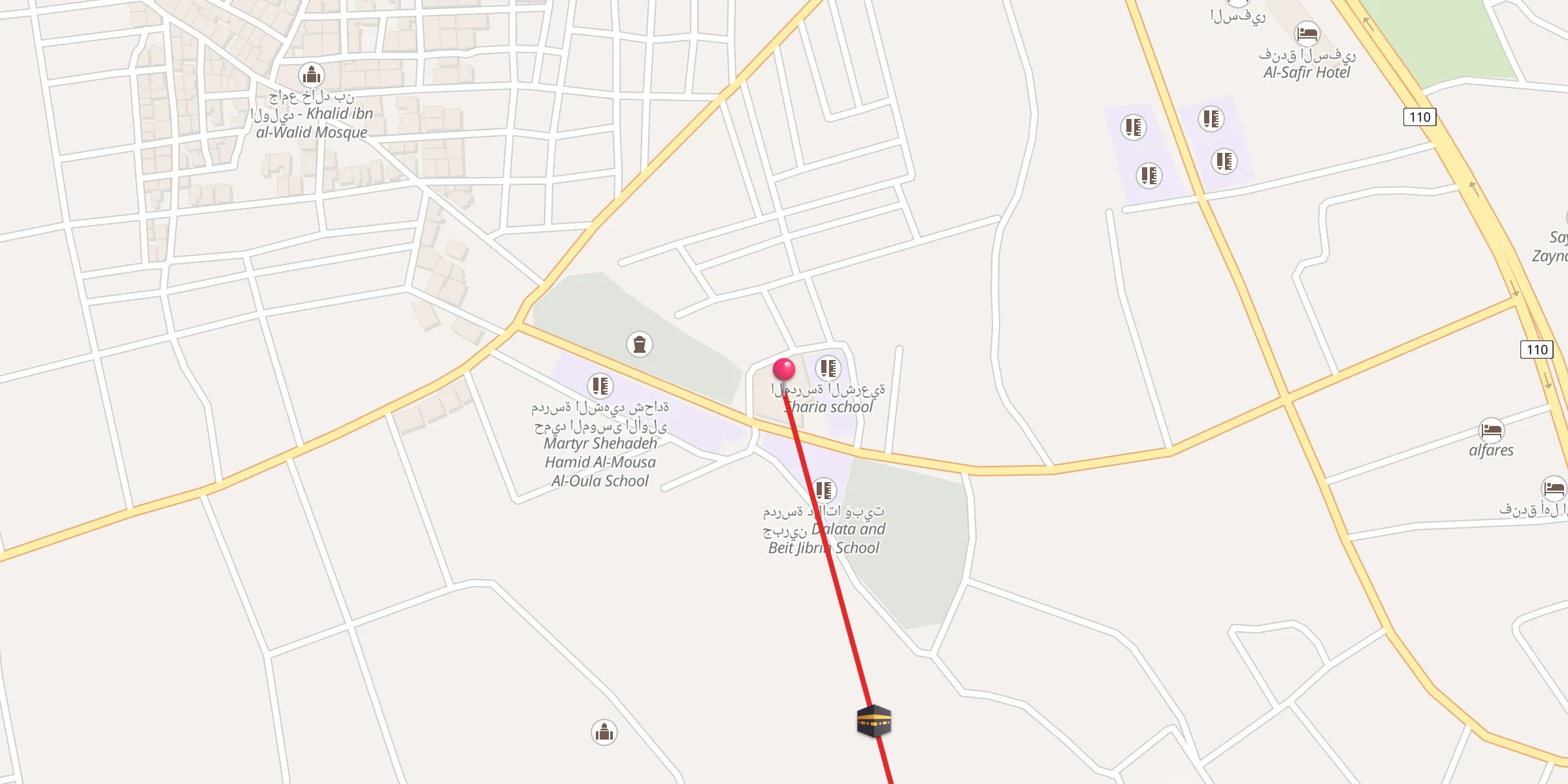 Carte de localisation : Sayyida Zeinab