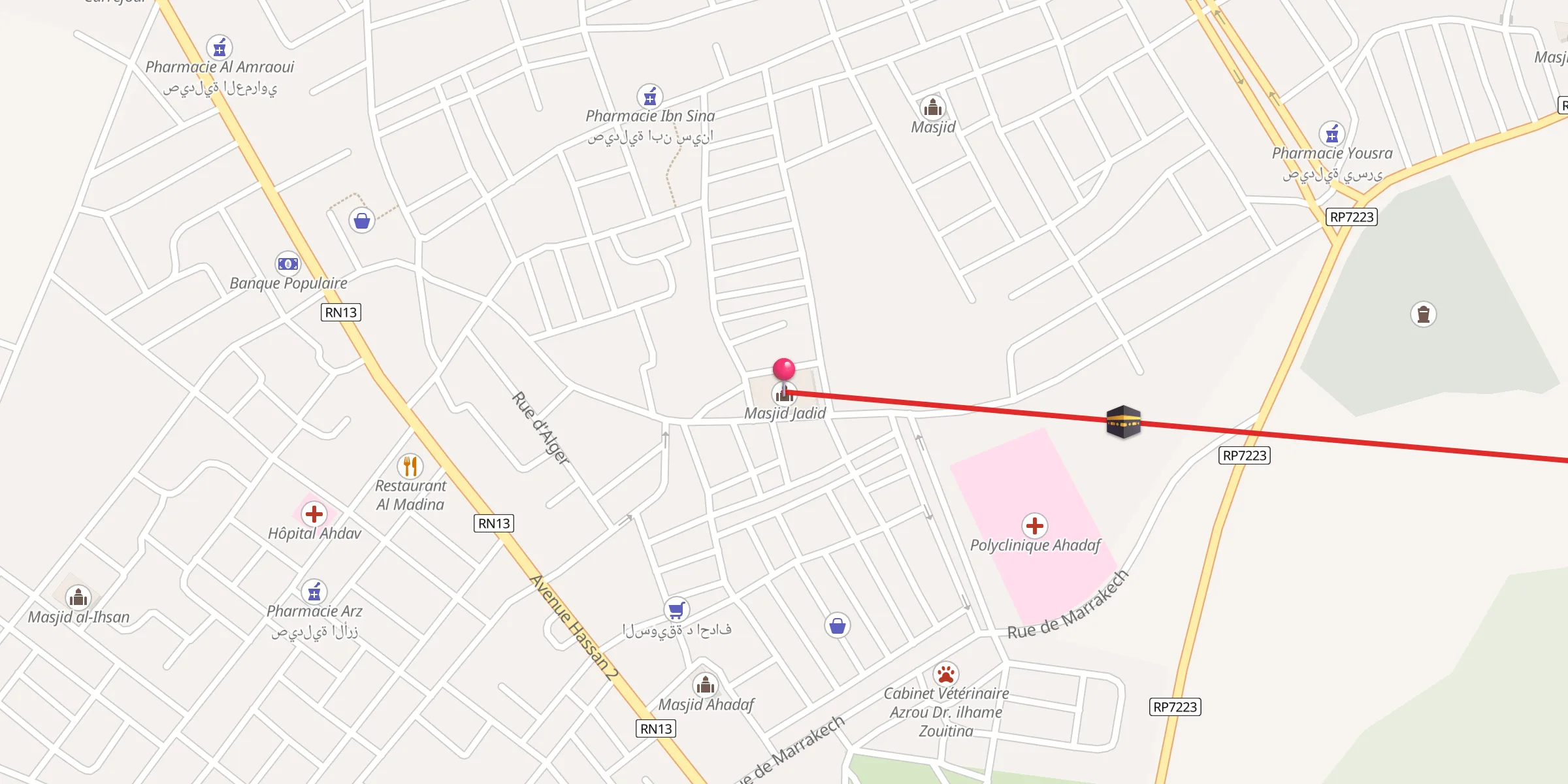 Carte de localisation : Masjid Jadid