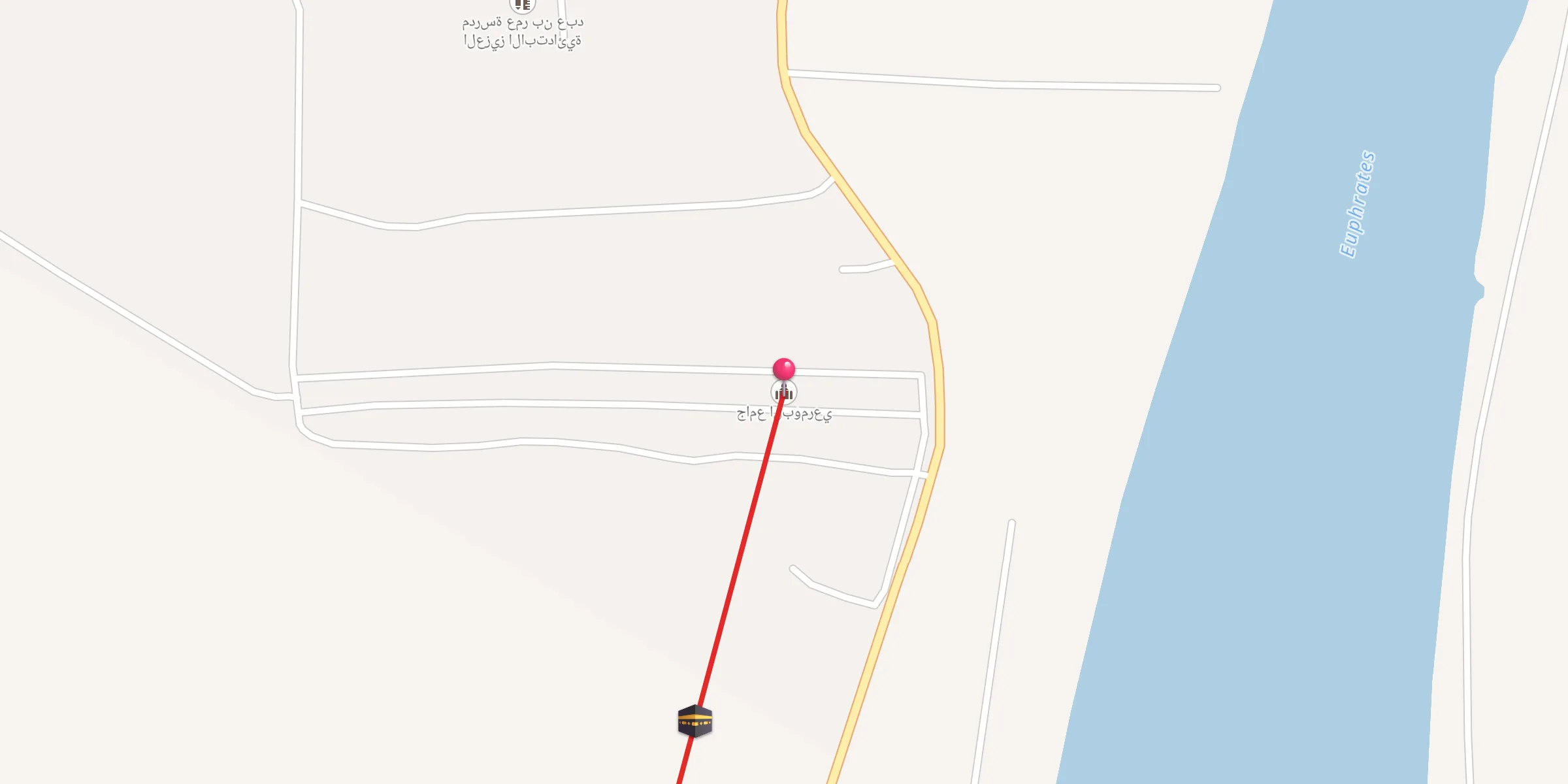 Carte de localisation : جامع البومرعي