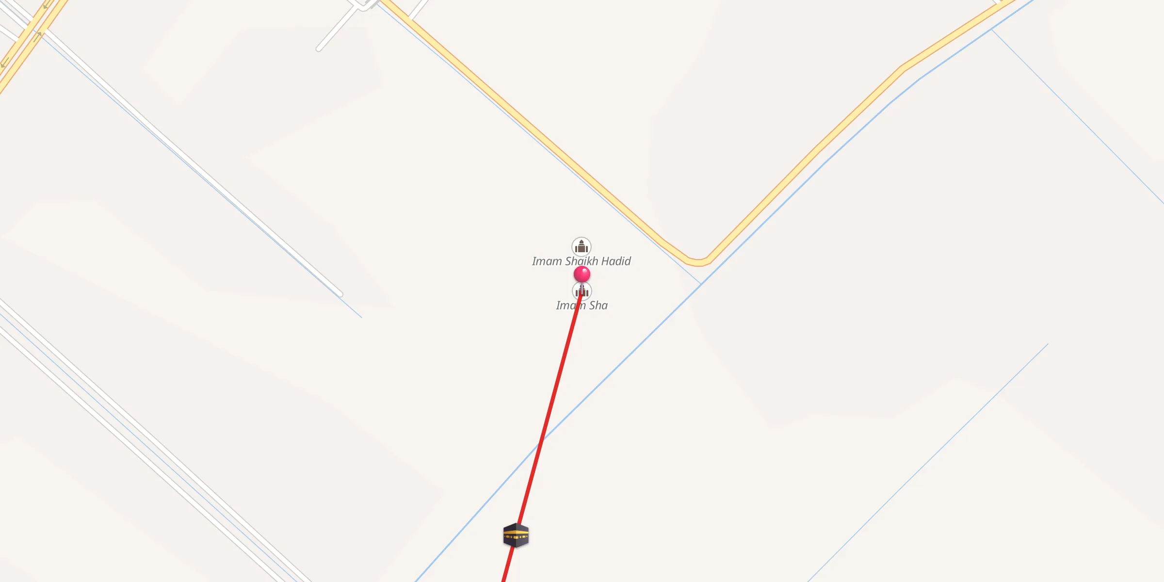 Carte de localisation : إمام شيخ