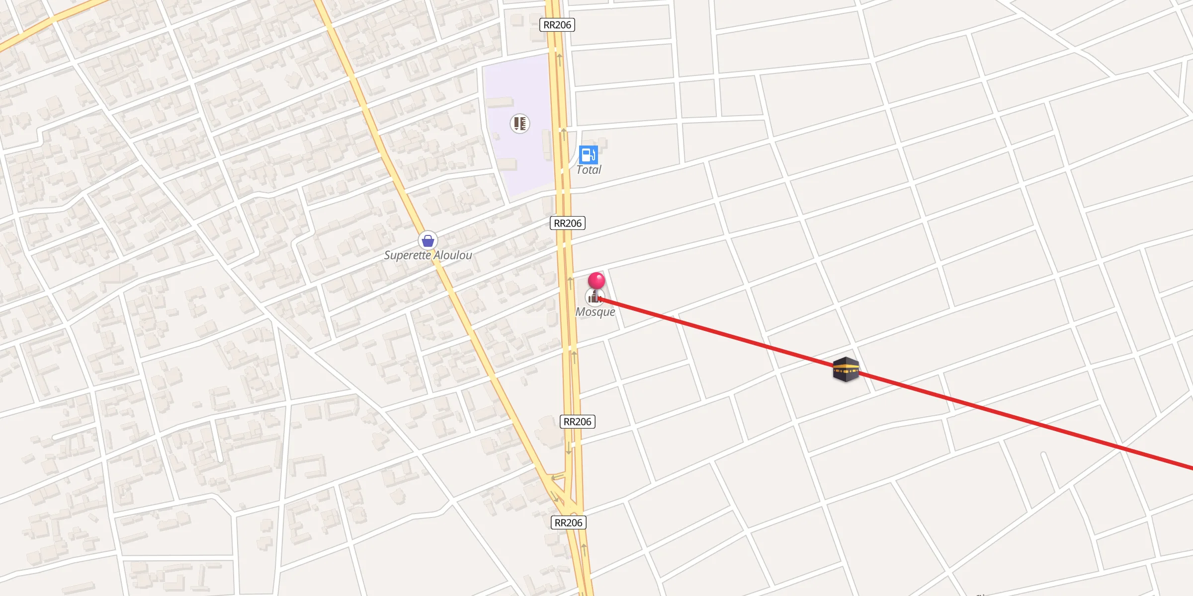Carte de localisation : جامع أولاد منصور