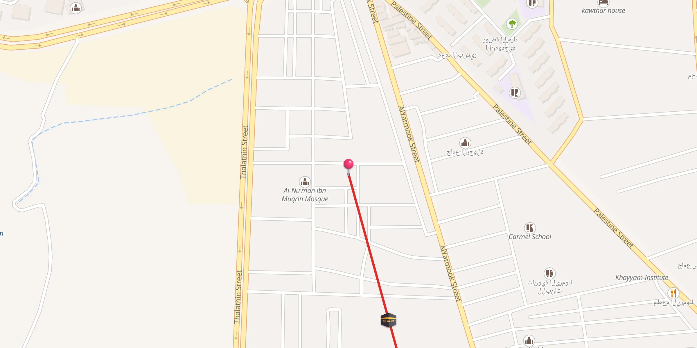 Carte de localisation : Al-Habib Al-Mustapha Mosque