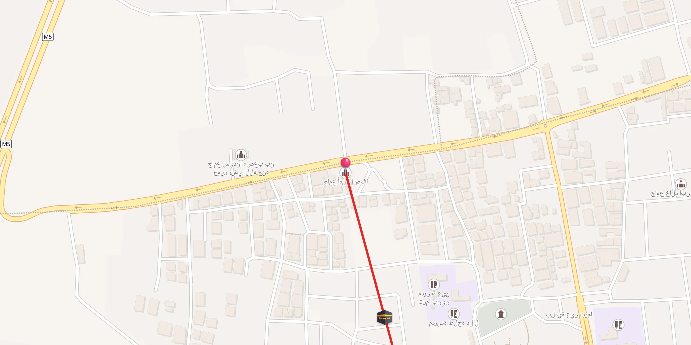 Carte de localisation : جامع أهل الصفا