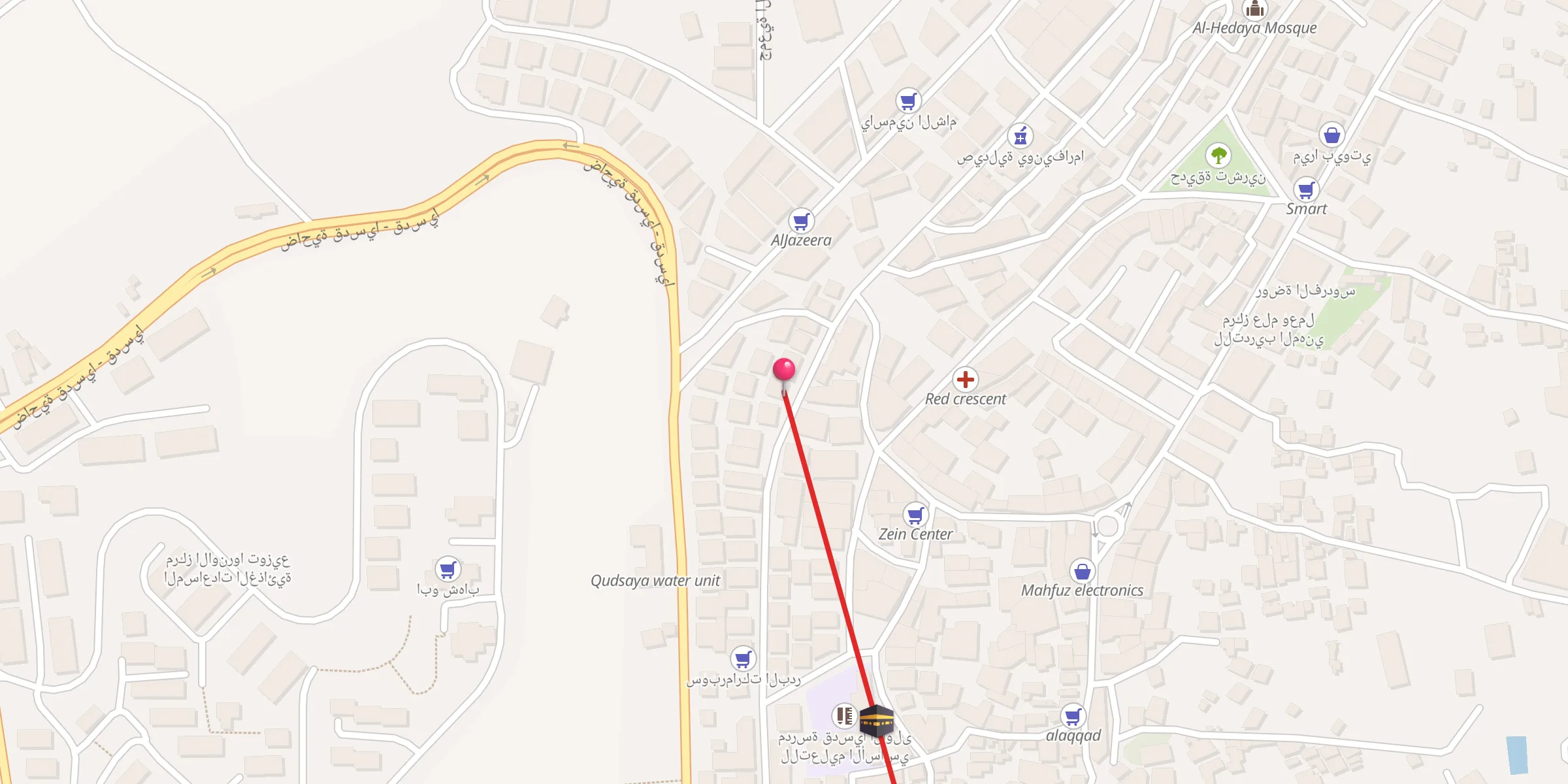 Carte de localisation : Al Erfan Mosque