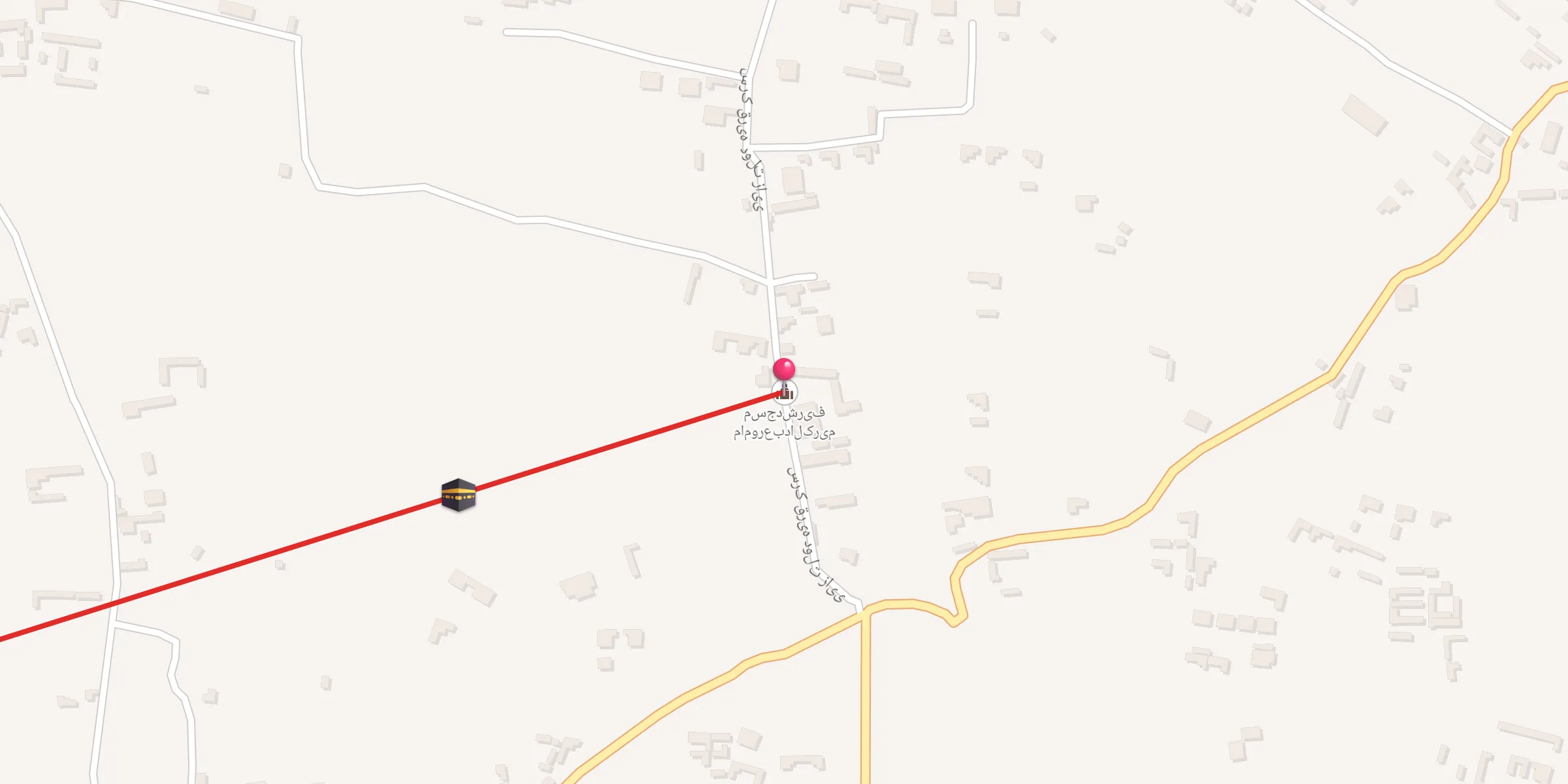 Carte de localisation : مسجدشریف مامورعبدالکریم