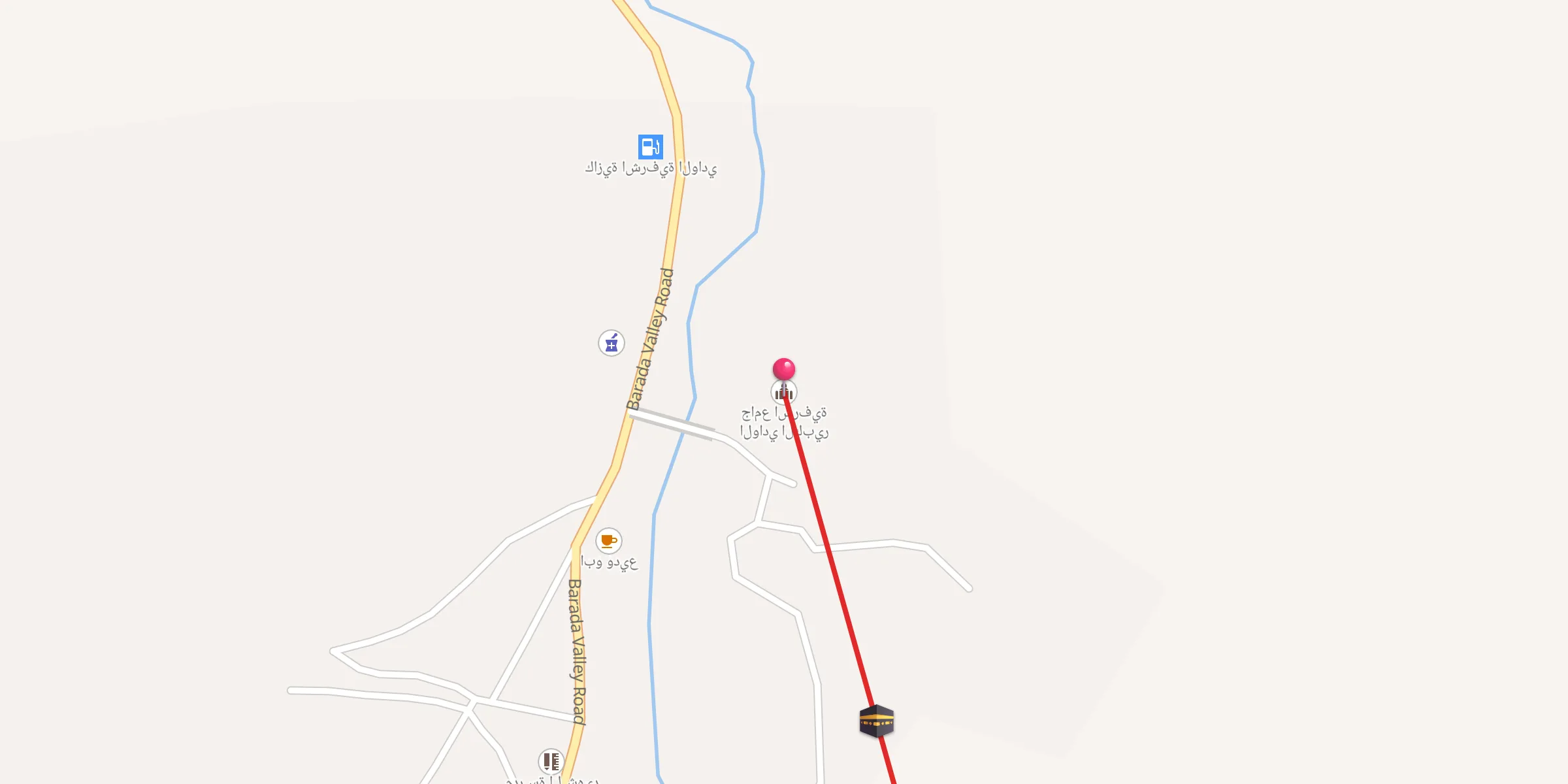 Carte de localisation : جامع اشرفية الوادي الكبير