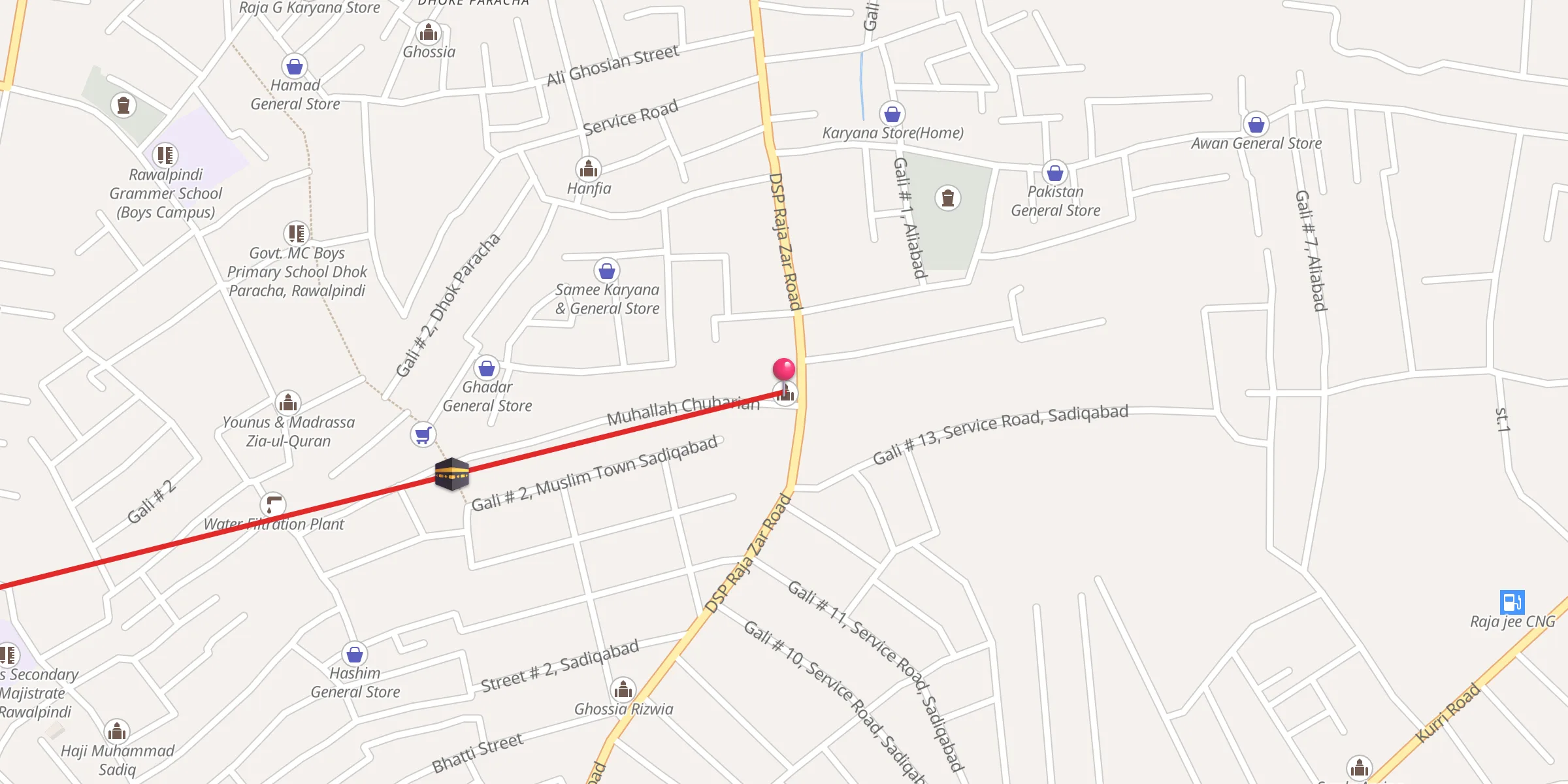 Carte de localisation : Chudhrian