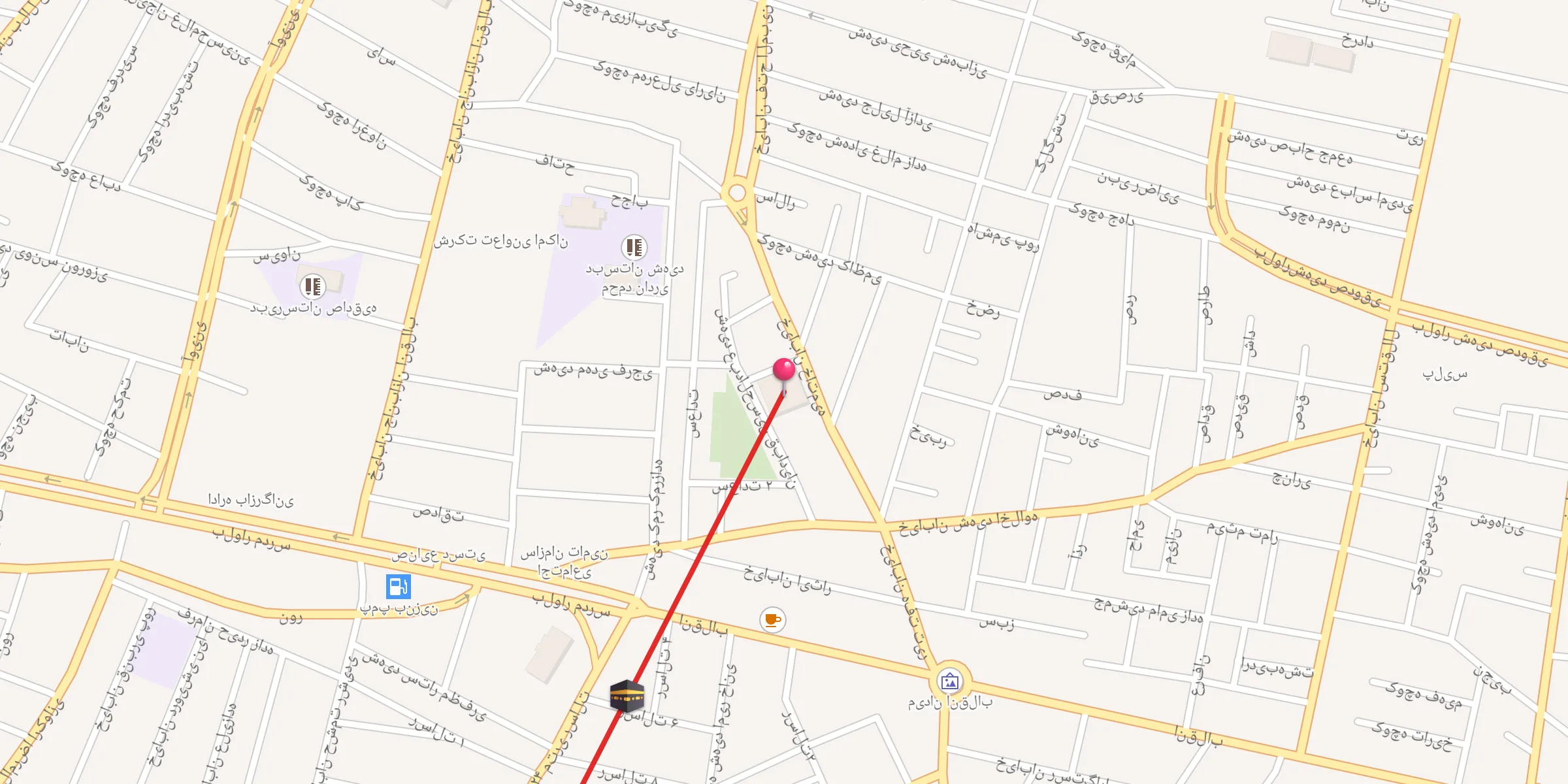 Carte de localisation : مسجد خاتم الانبیاء