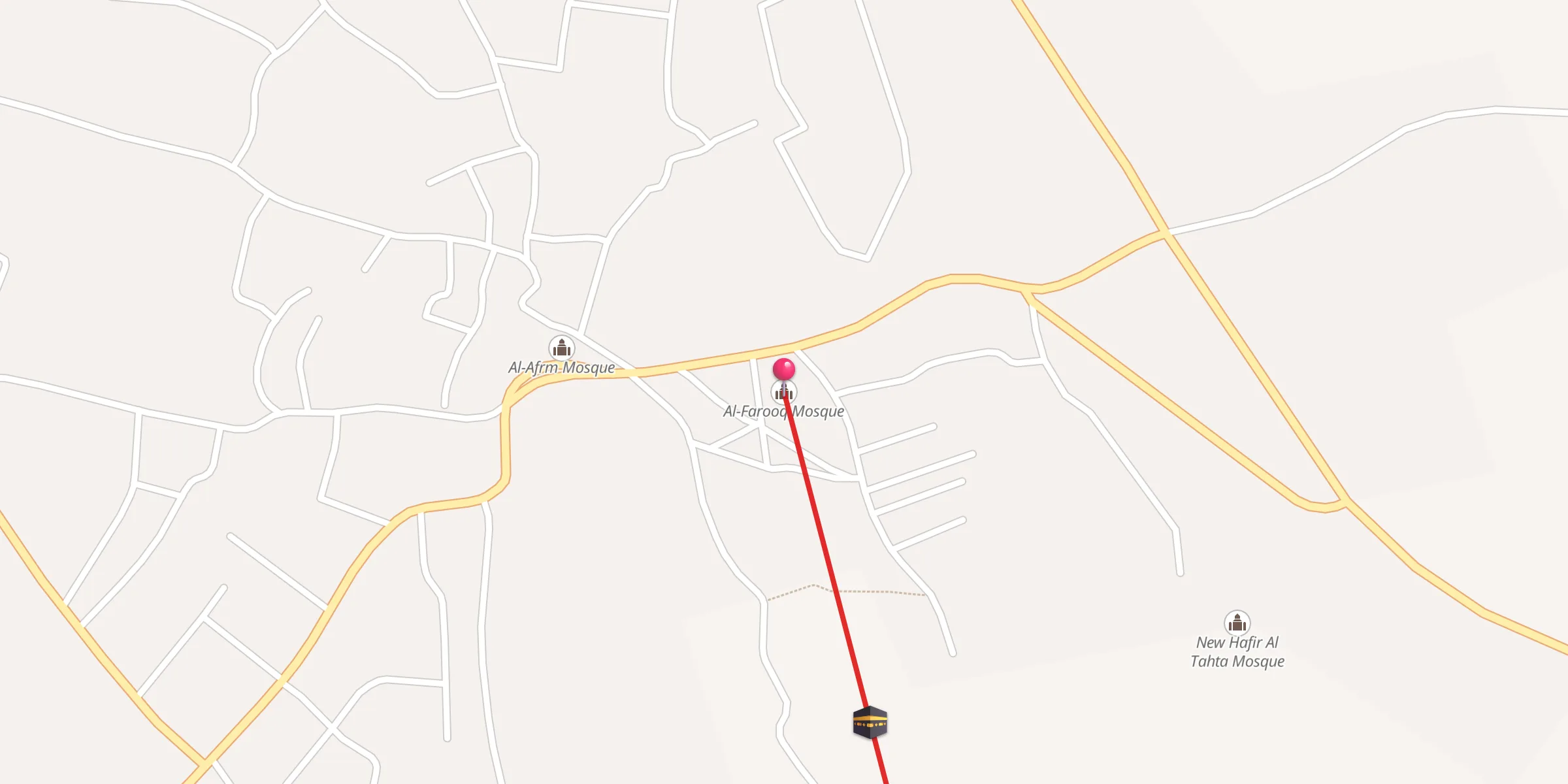 Carte de localisation : جامع الفاروق