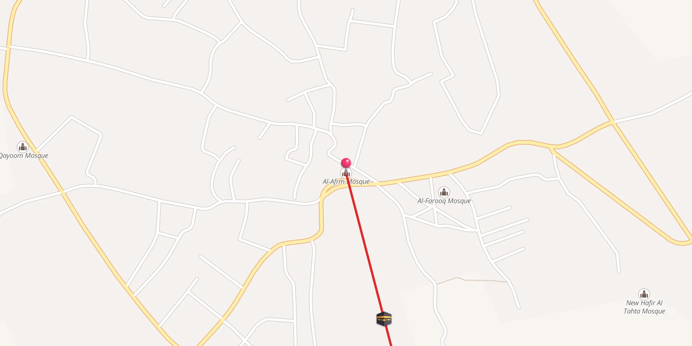 Carte de localisation : جامع الأفرم
