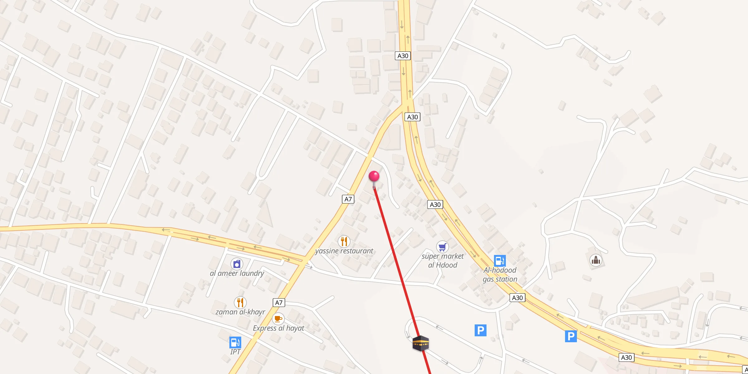 Carte de localisation : Abou Baker Al Siddik Mosque