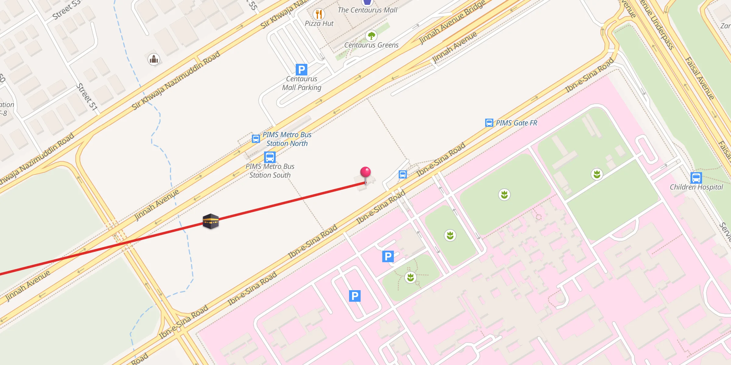 Carte de localisation : Imam Abu Dawood Mosque