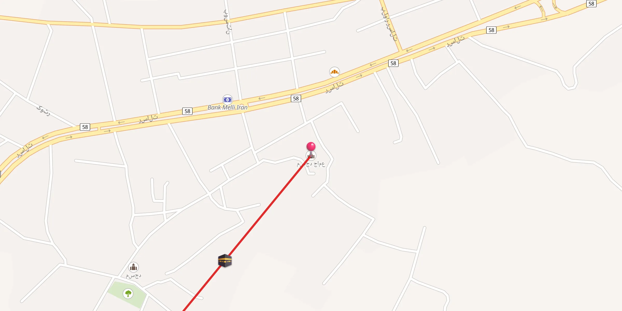 Carte de localisation : مسجد جامع