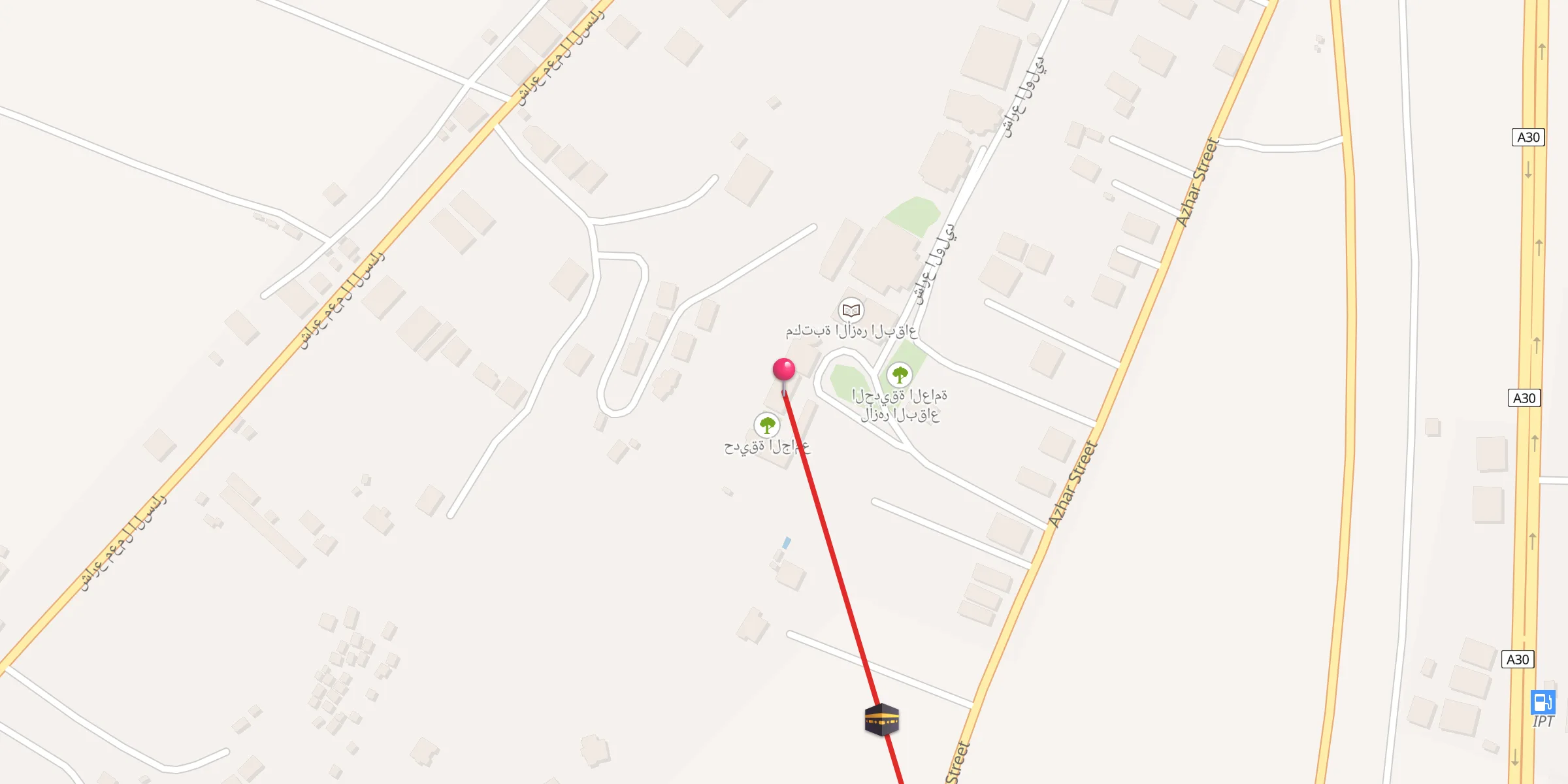 Carte de localisation : جامع الأزهر