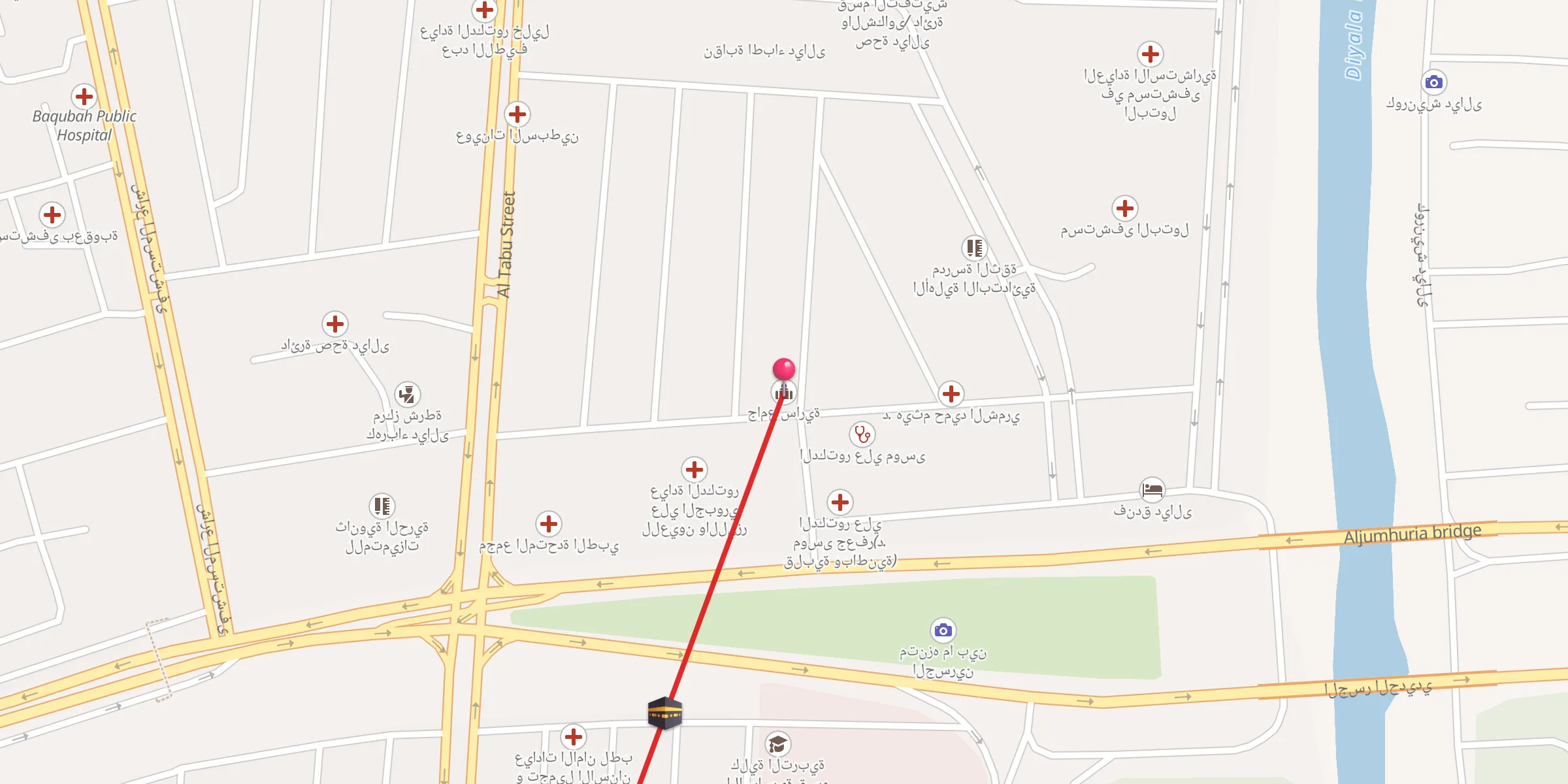 Carte de localisation : جامع سارية