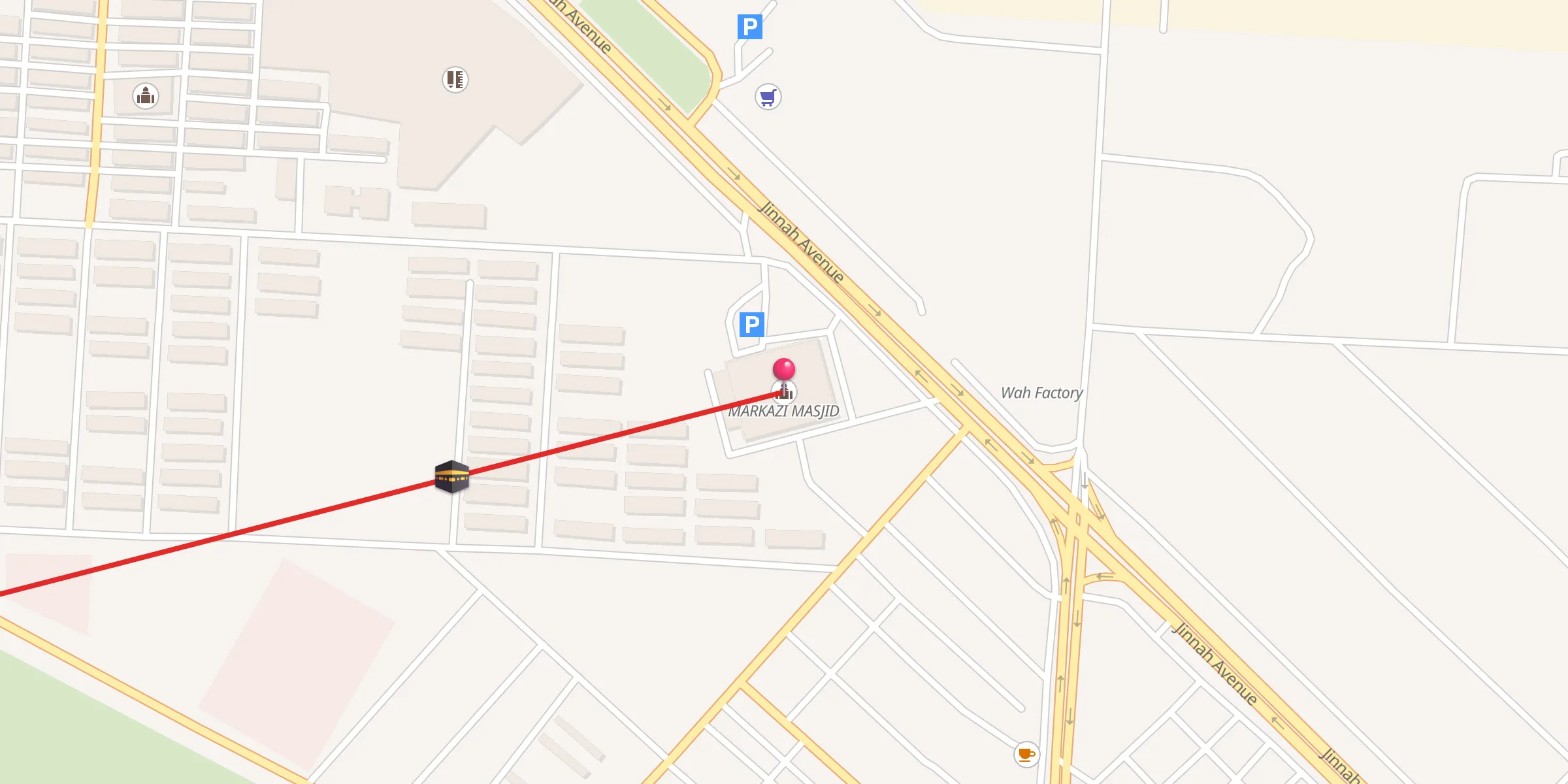 Carte de localisation : MARKAZI MASJID