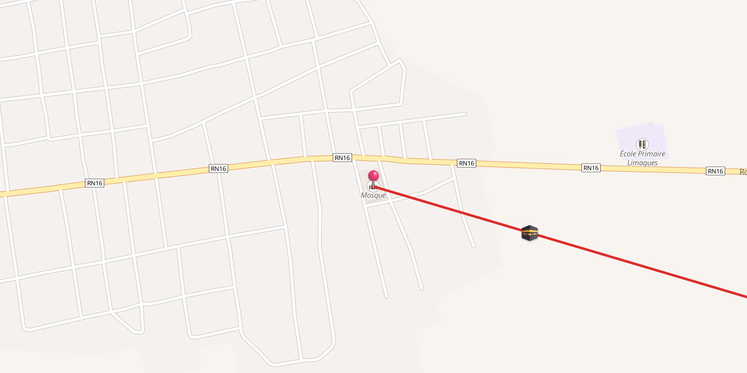 Carte de localisation : جامع ليماقس
