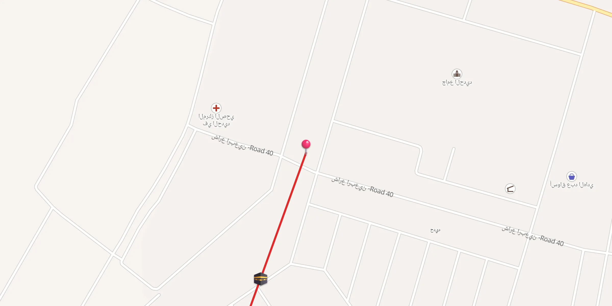 Carte de localisation : جامع الحاج خلف - مسجد الصحابي جليبيب الانصاري